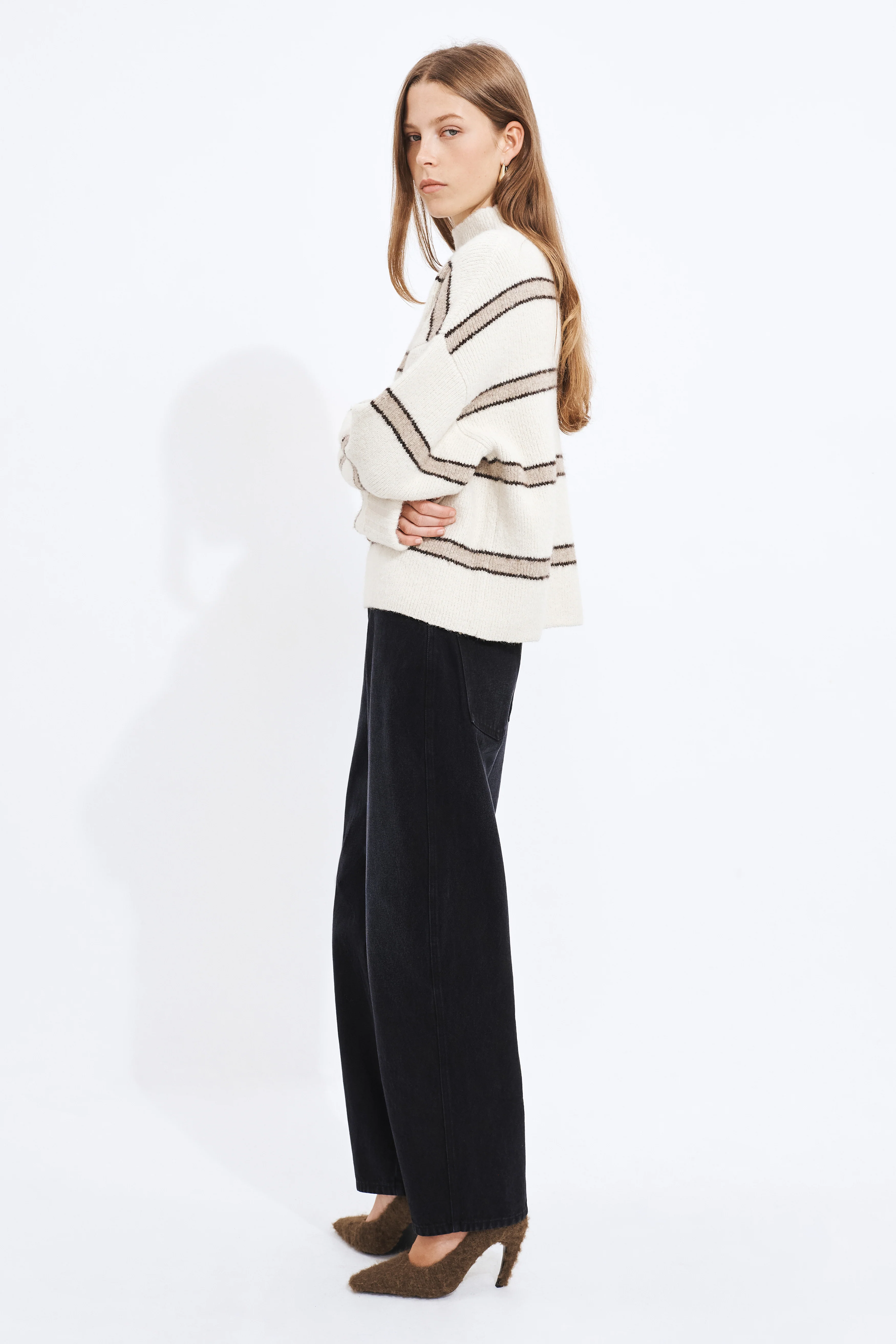 Violet Stripe Jumper