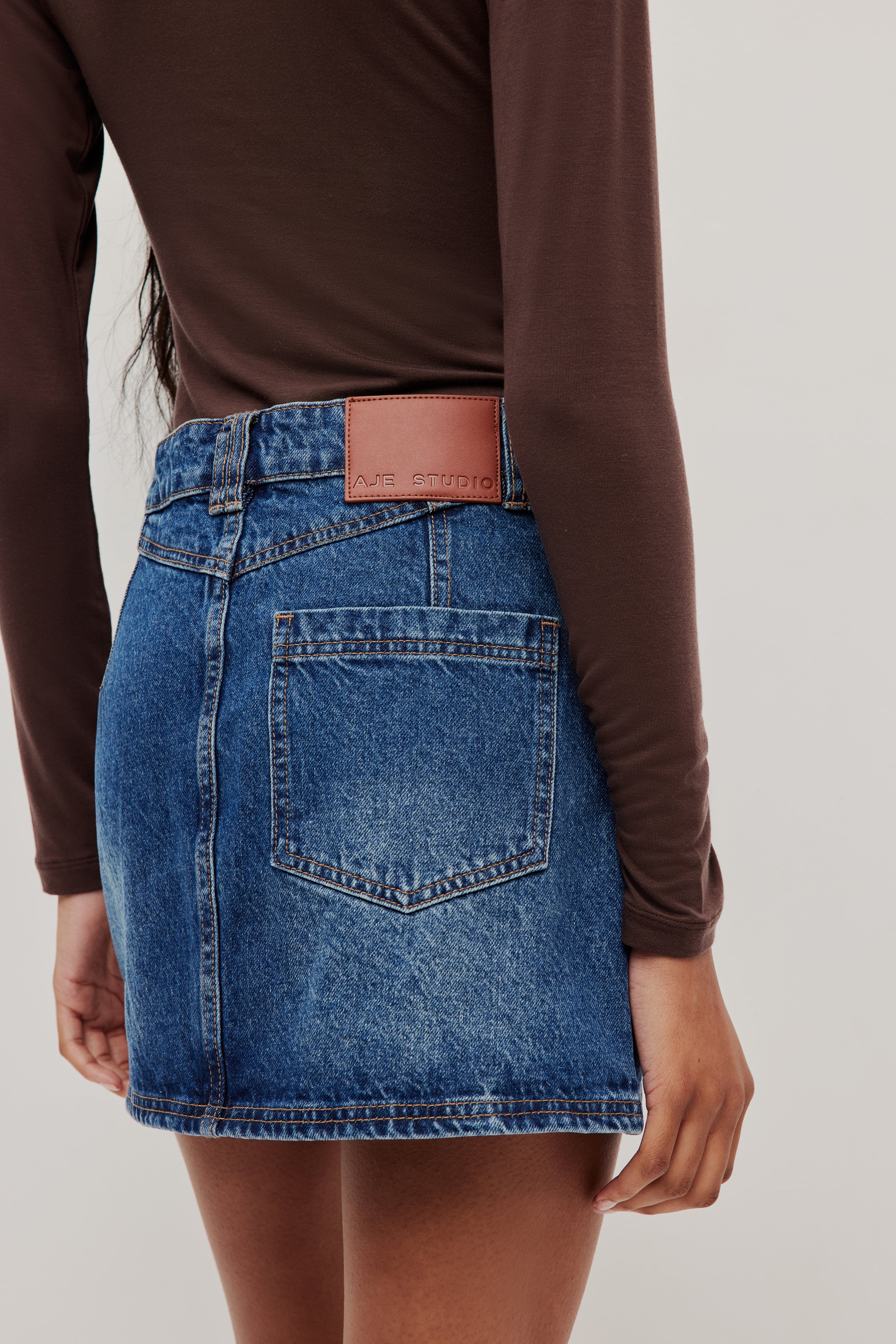Myles Denim Mini Skirt