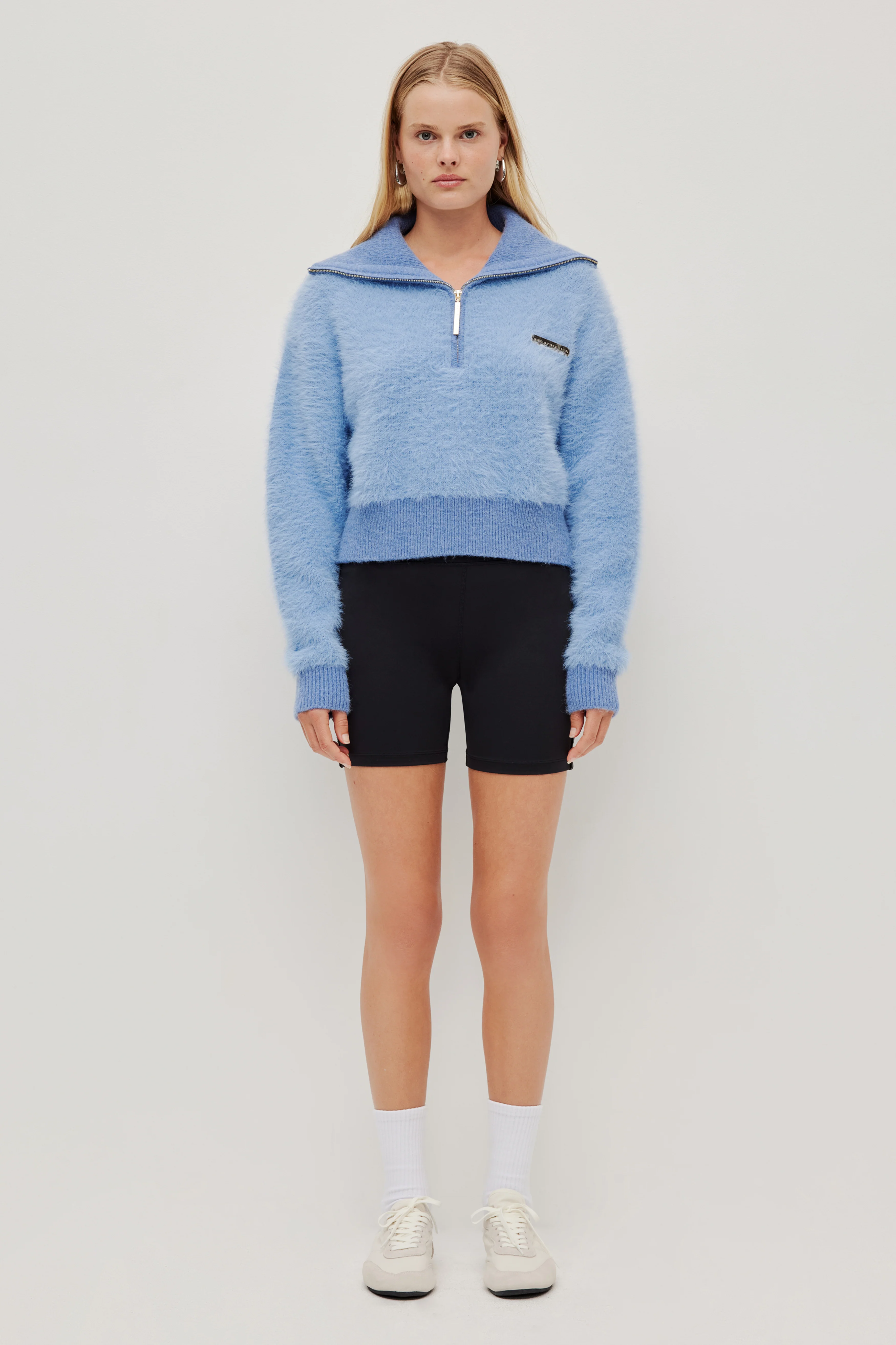 Fluffy 1/4 Zip Jumper