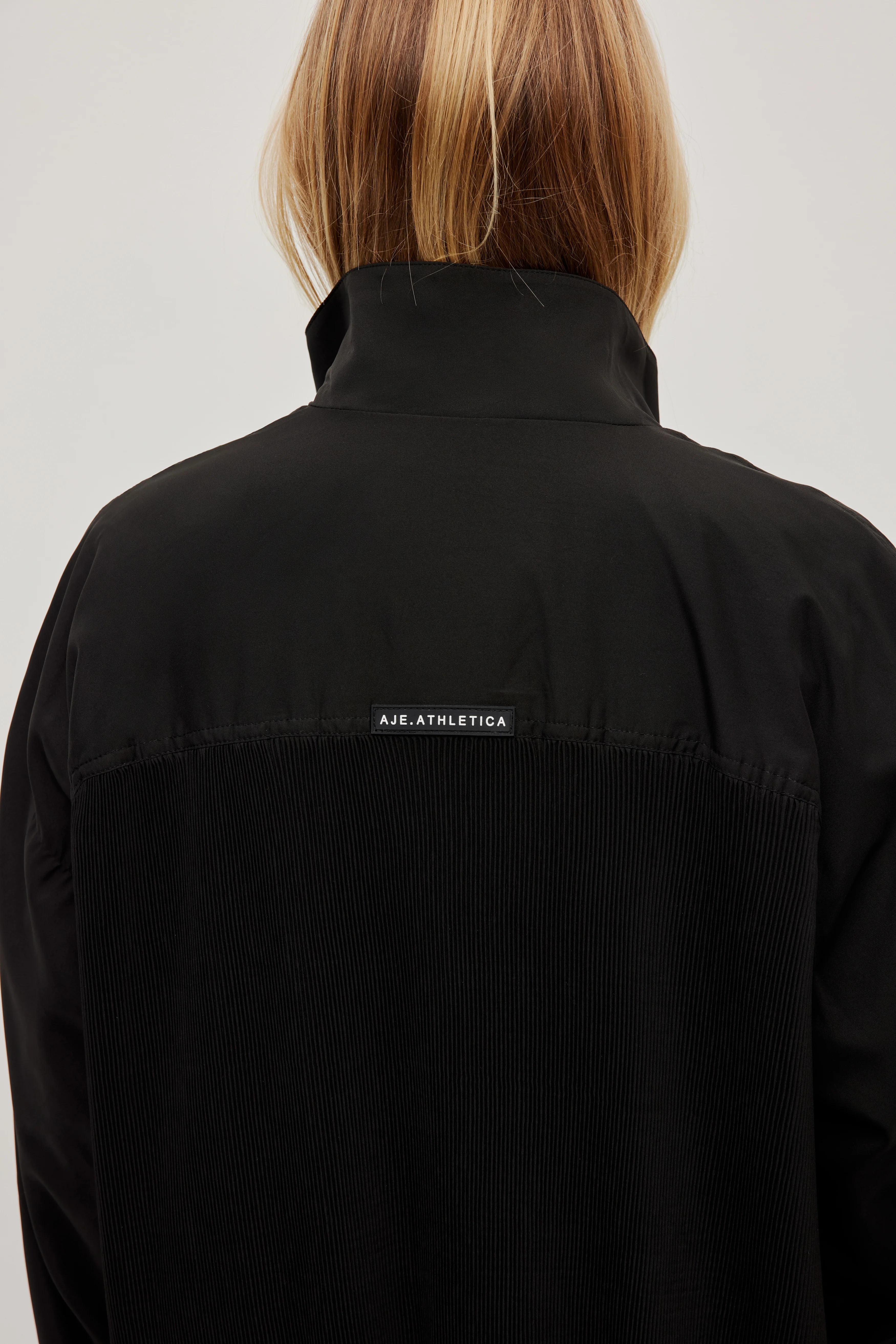 Pleated Logo Jacket