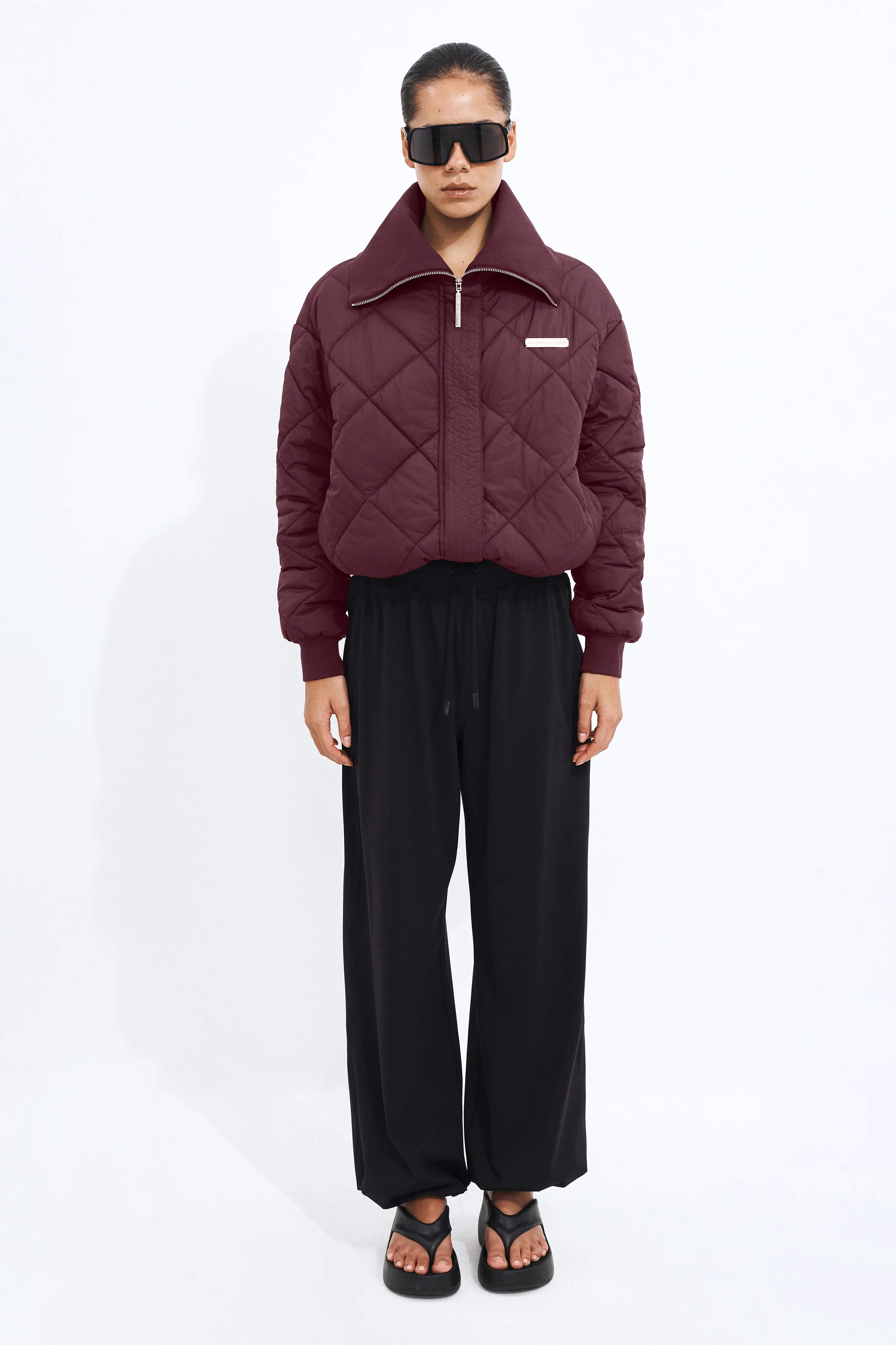 Quilted Bomber Jacket