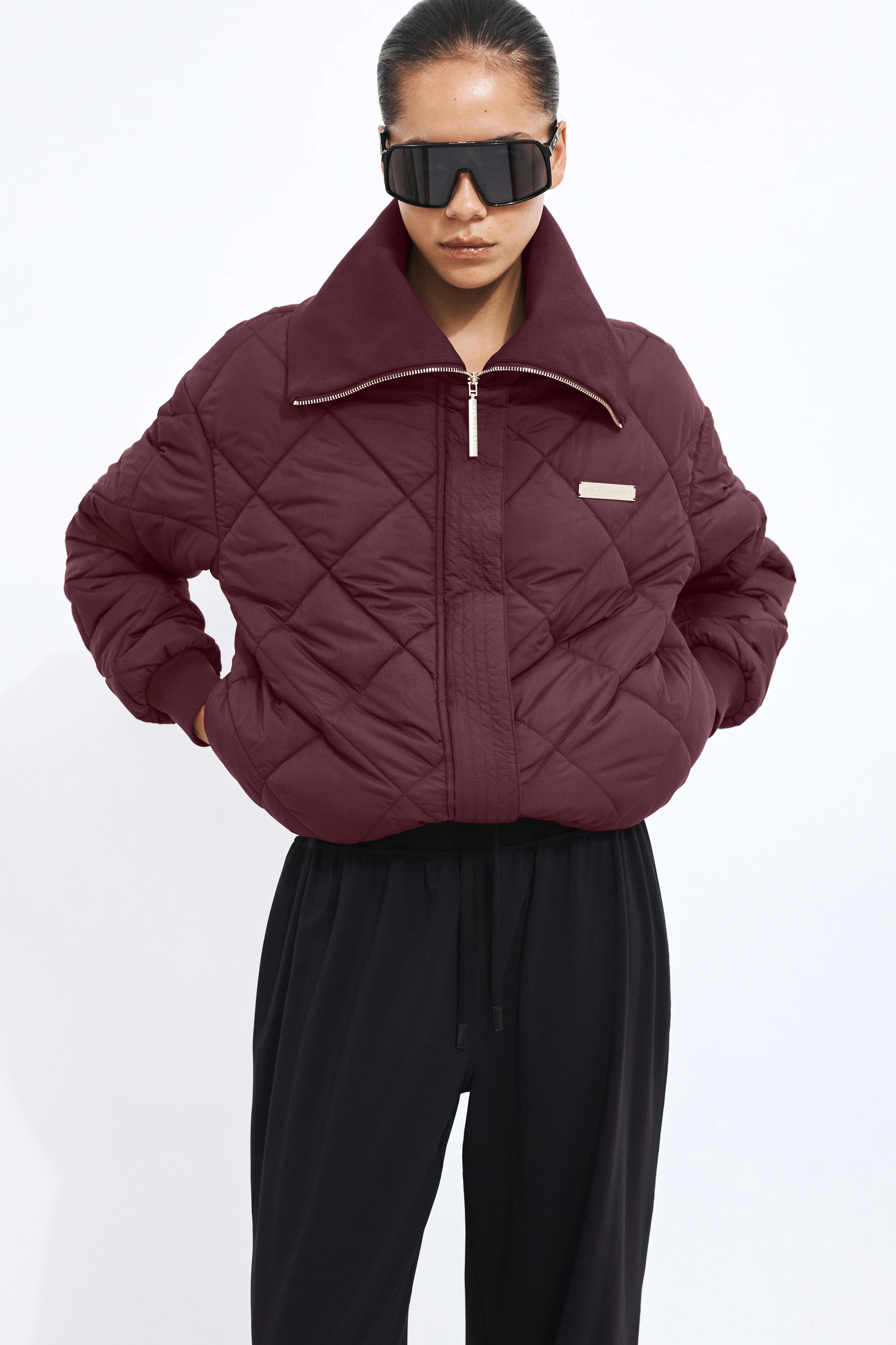Quilted Bomber Jacket