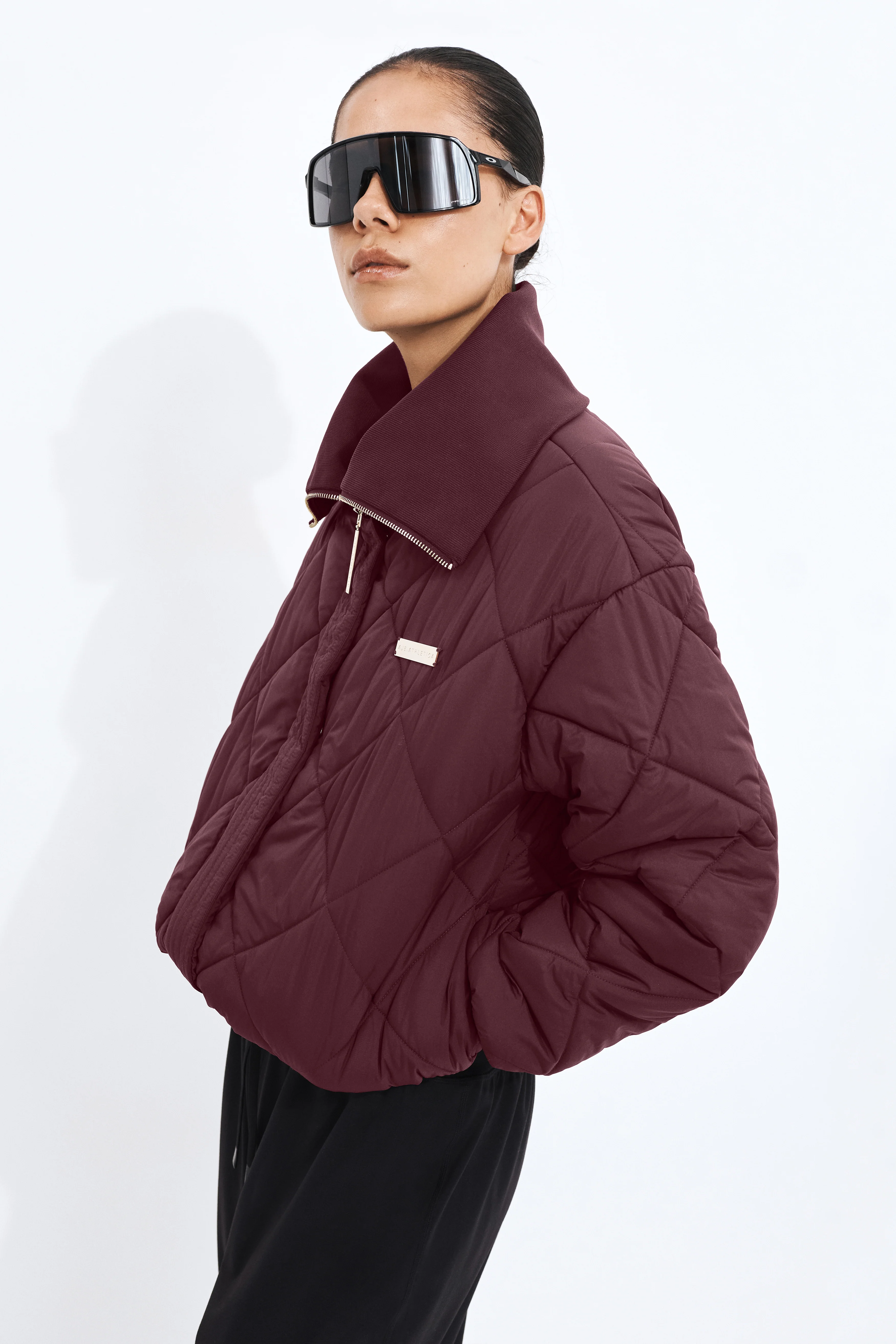 Quilted Bomber Jacket