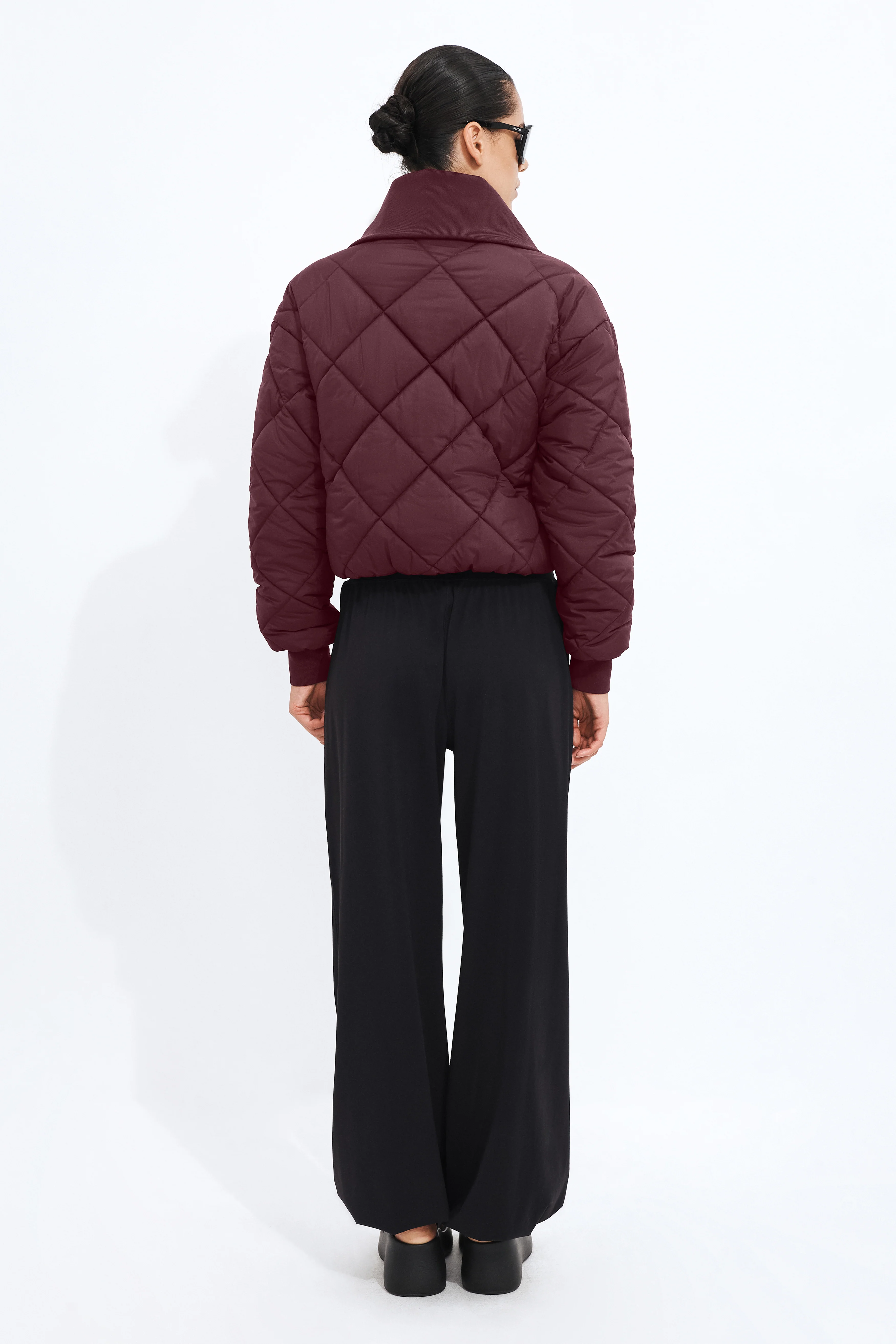 Quilted Bomber Jacket
