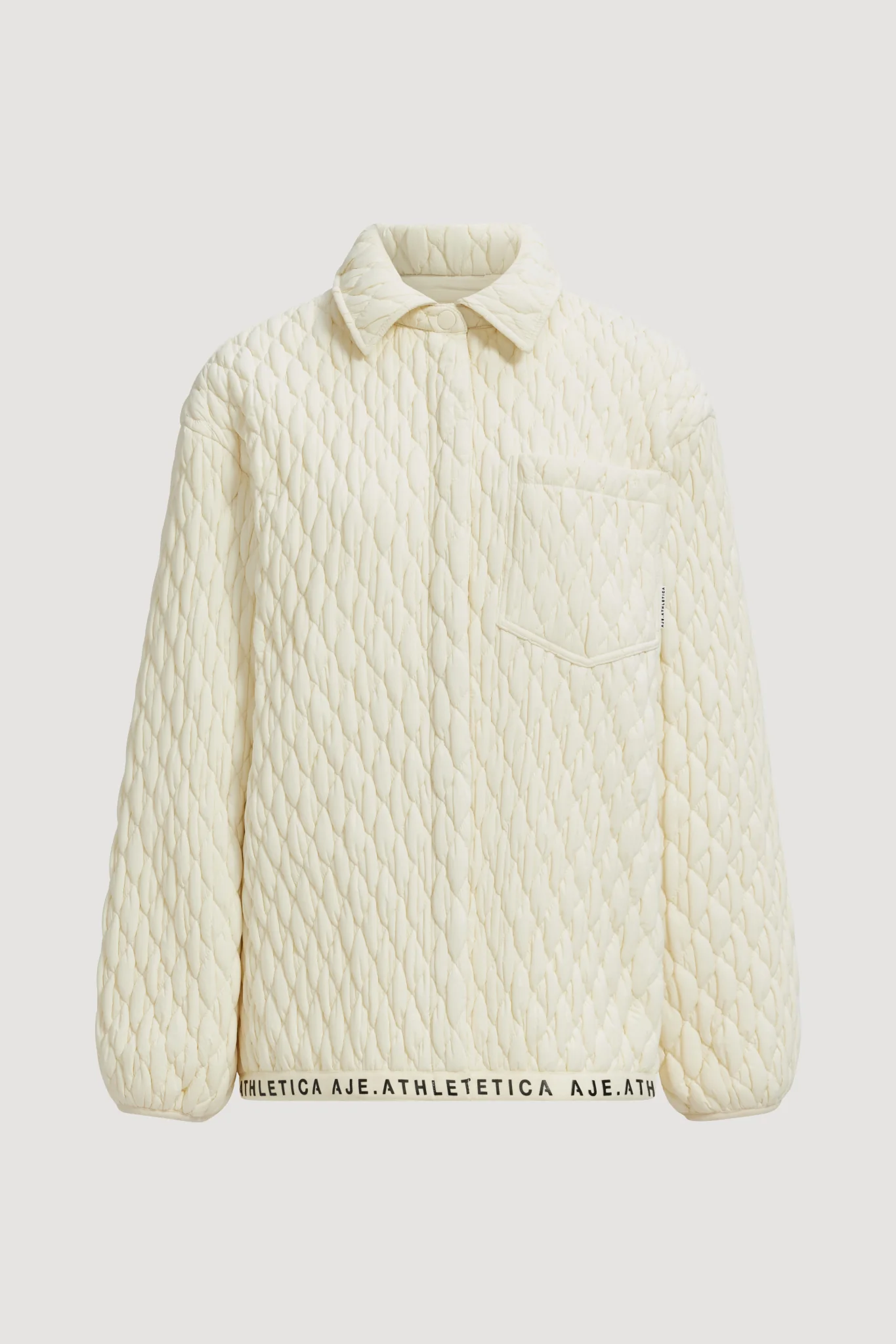 Quilted Logotape Shirt 408