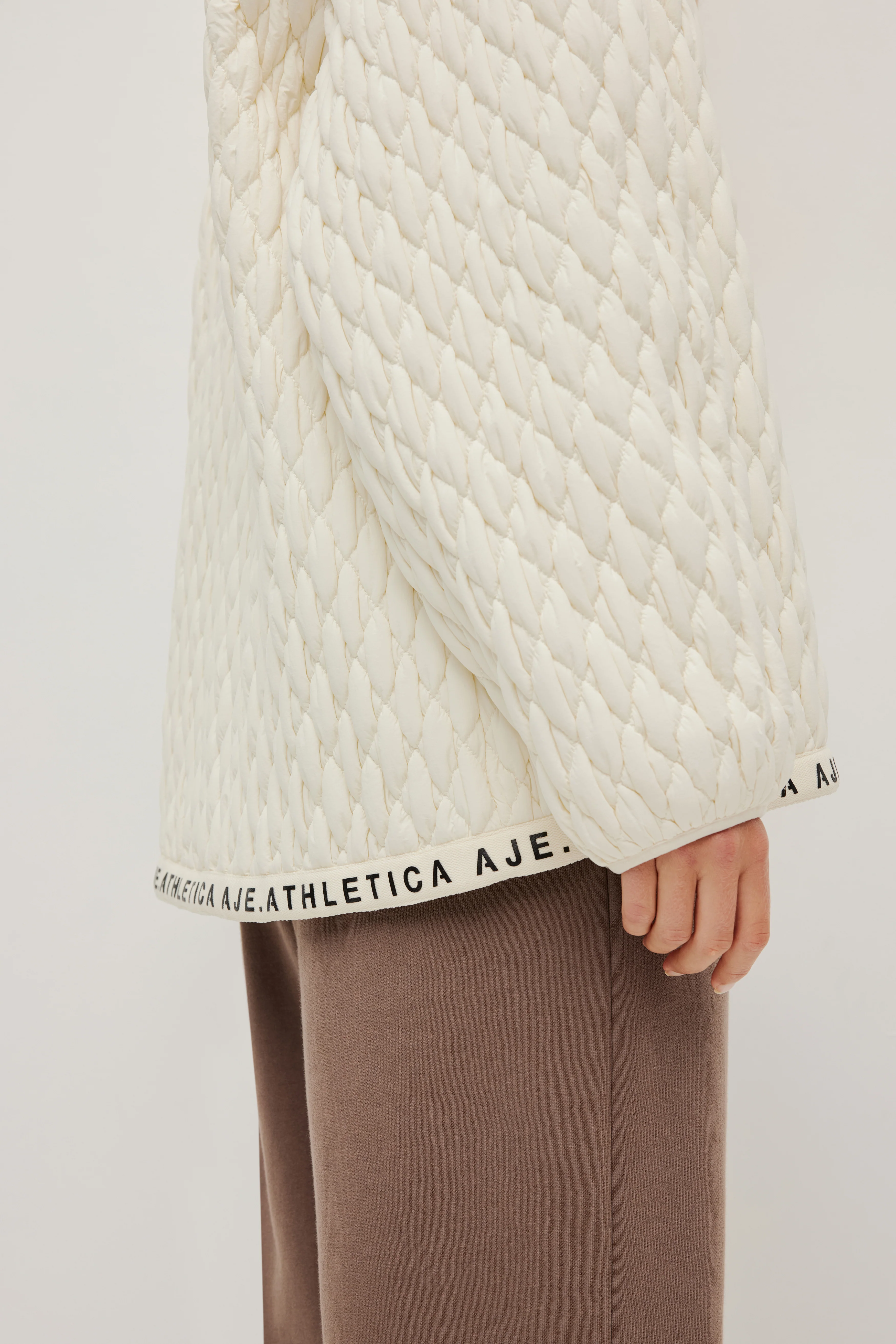 Quilted Logotape Shirt 408