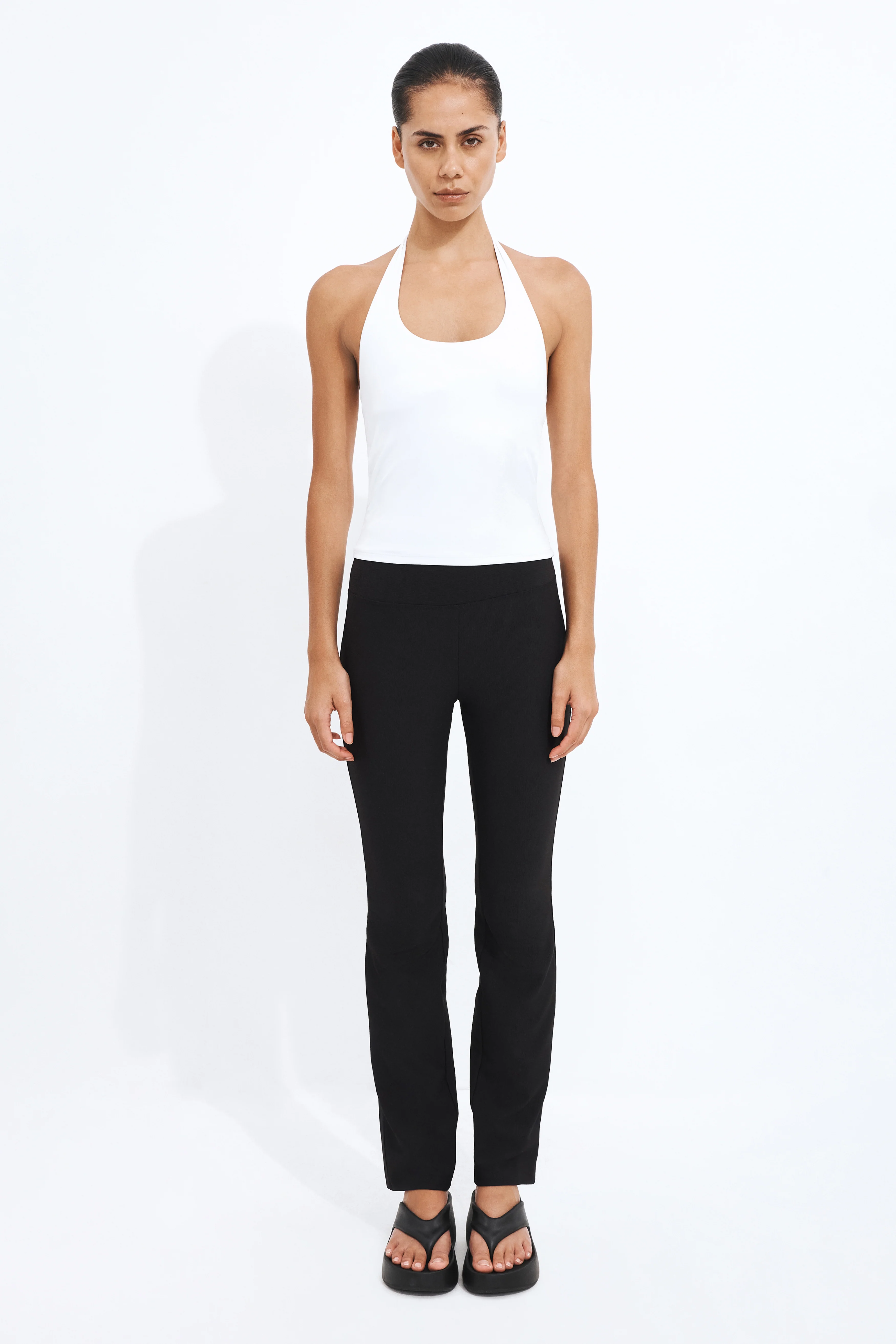 Fitted Side Split Pants