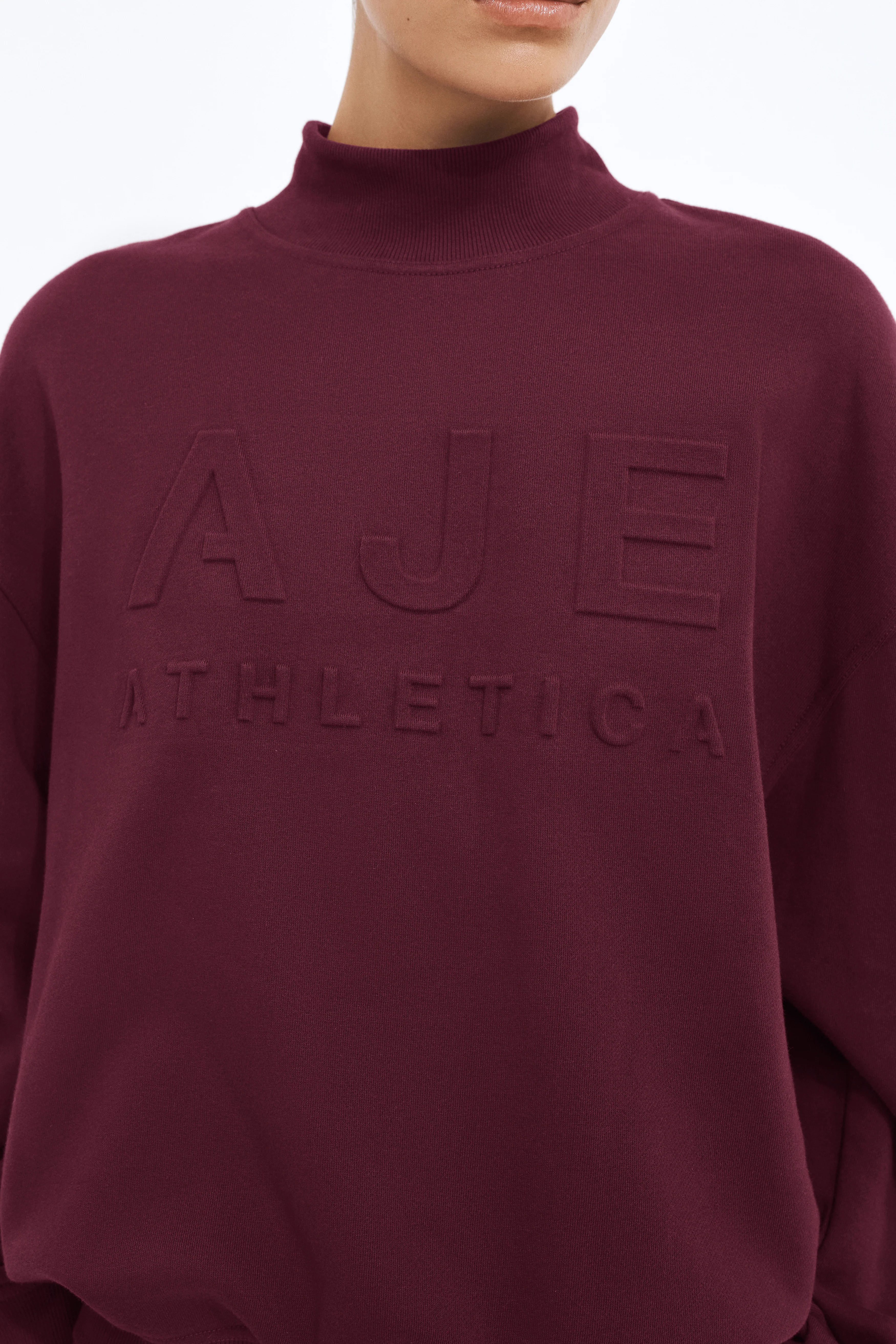 High Neck Logo Jumper