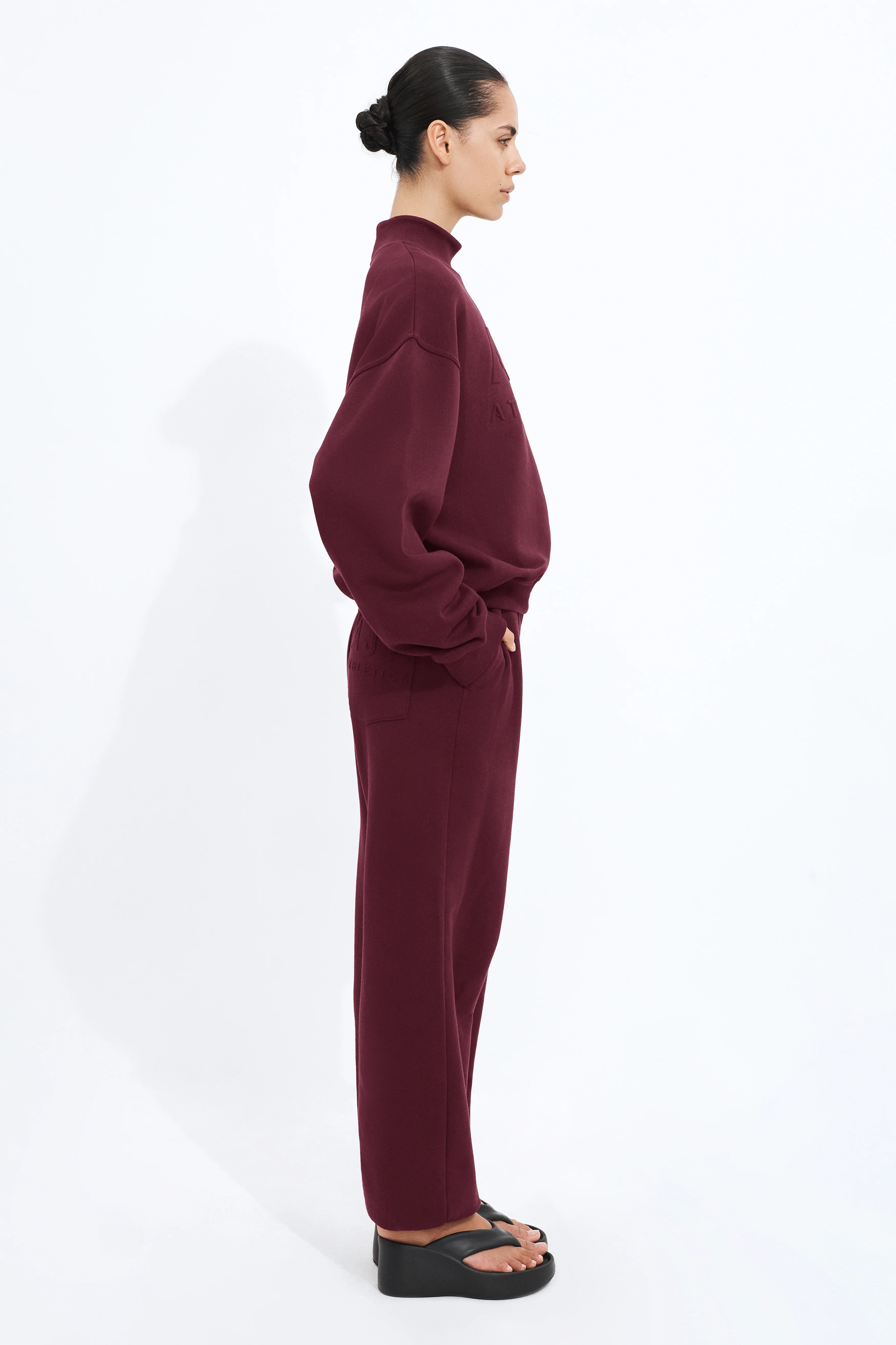High Neck Logo Jumper