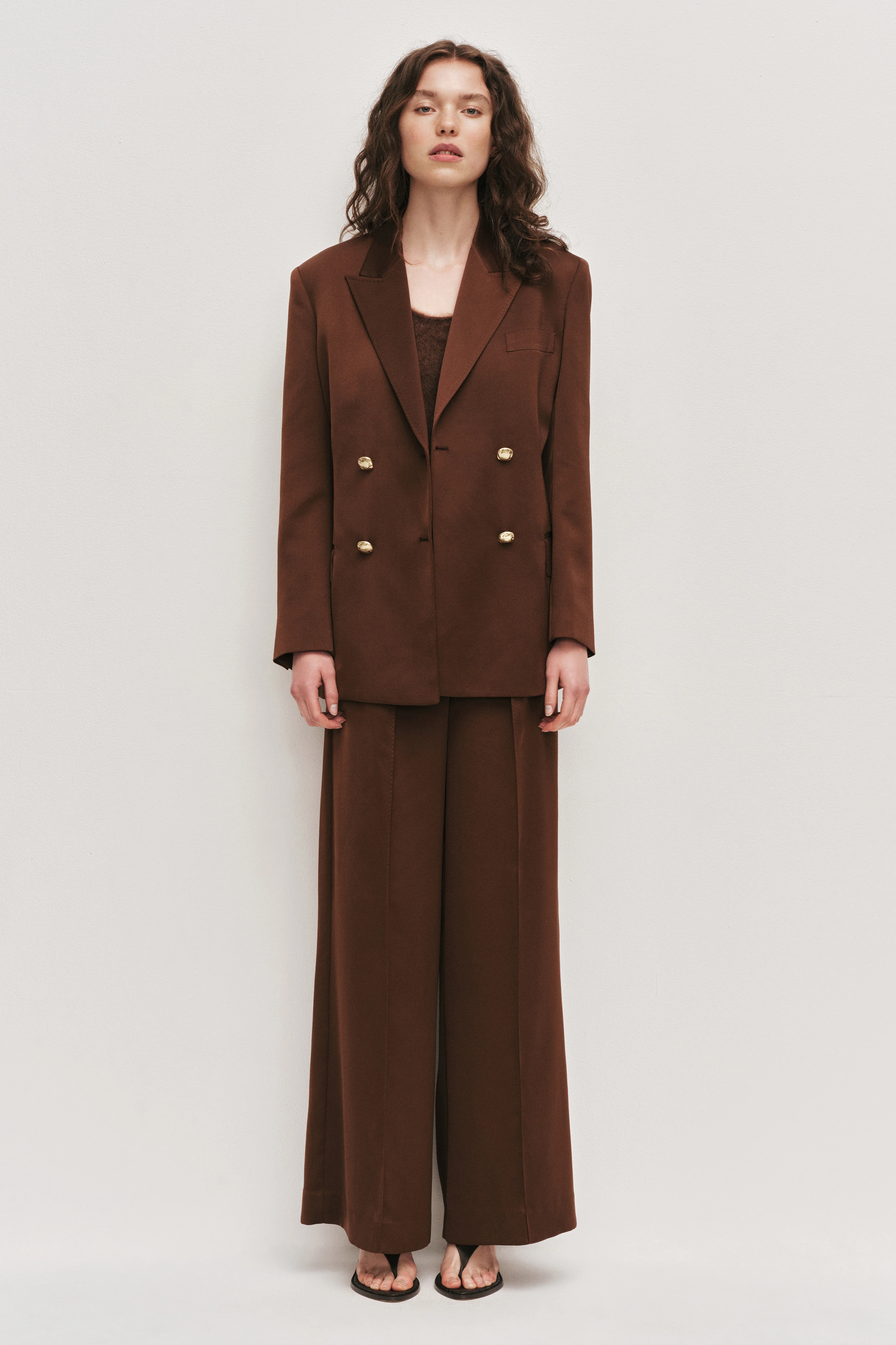 Andrea Satin Blazer