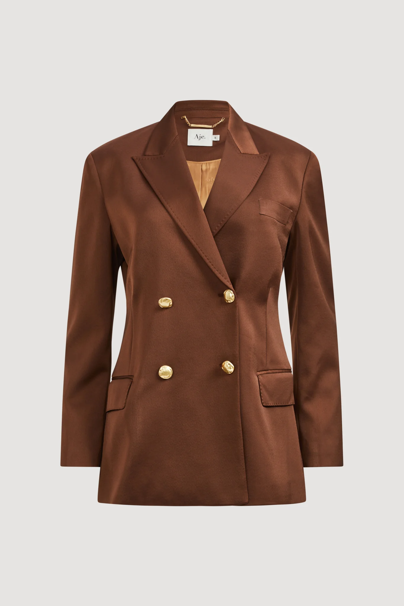 Andrea Satin Blazer