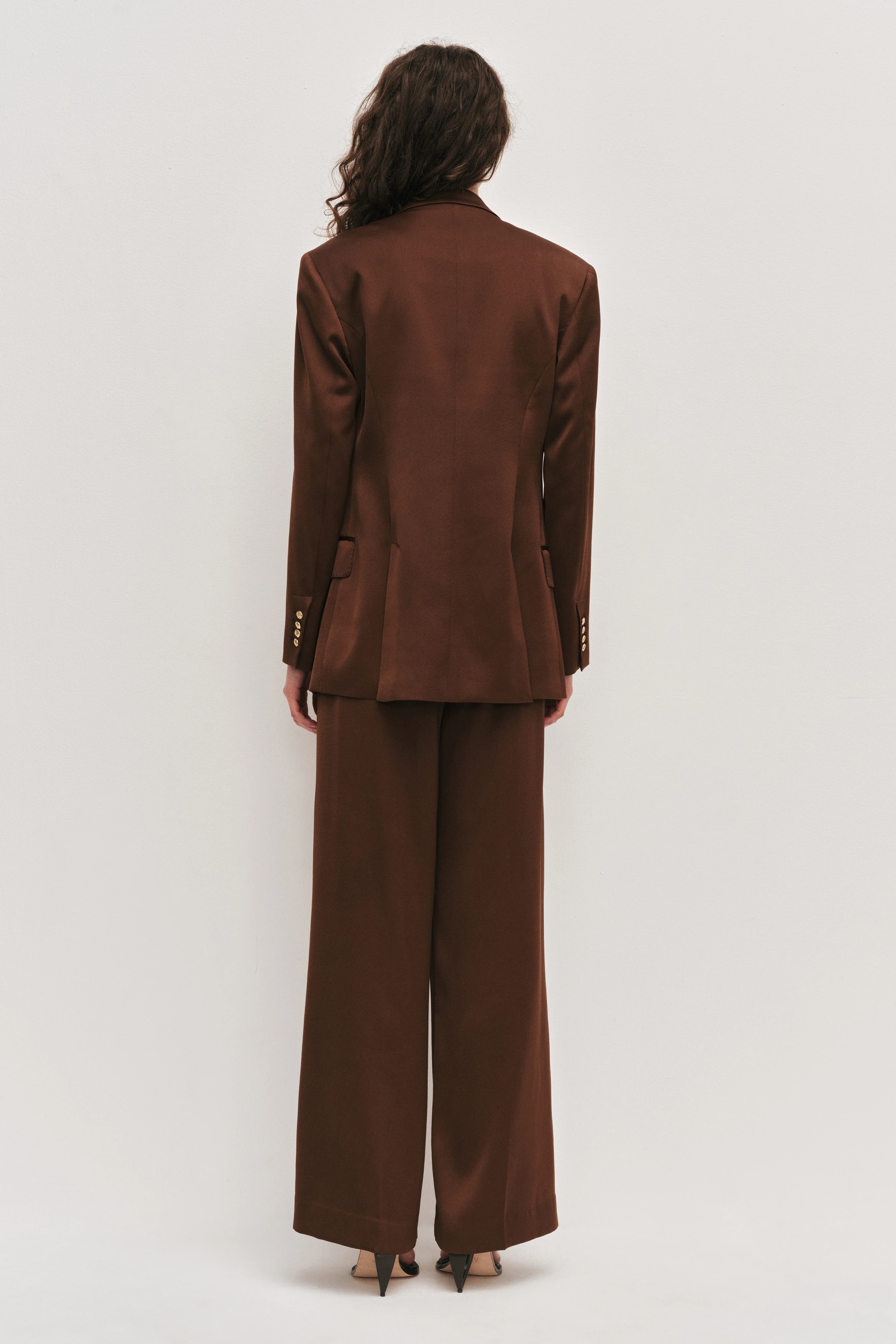 Andrea Satin Blazer
