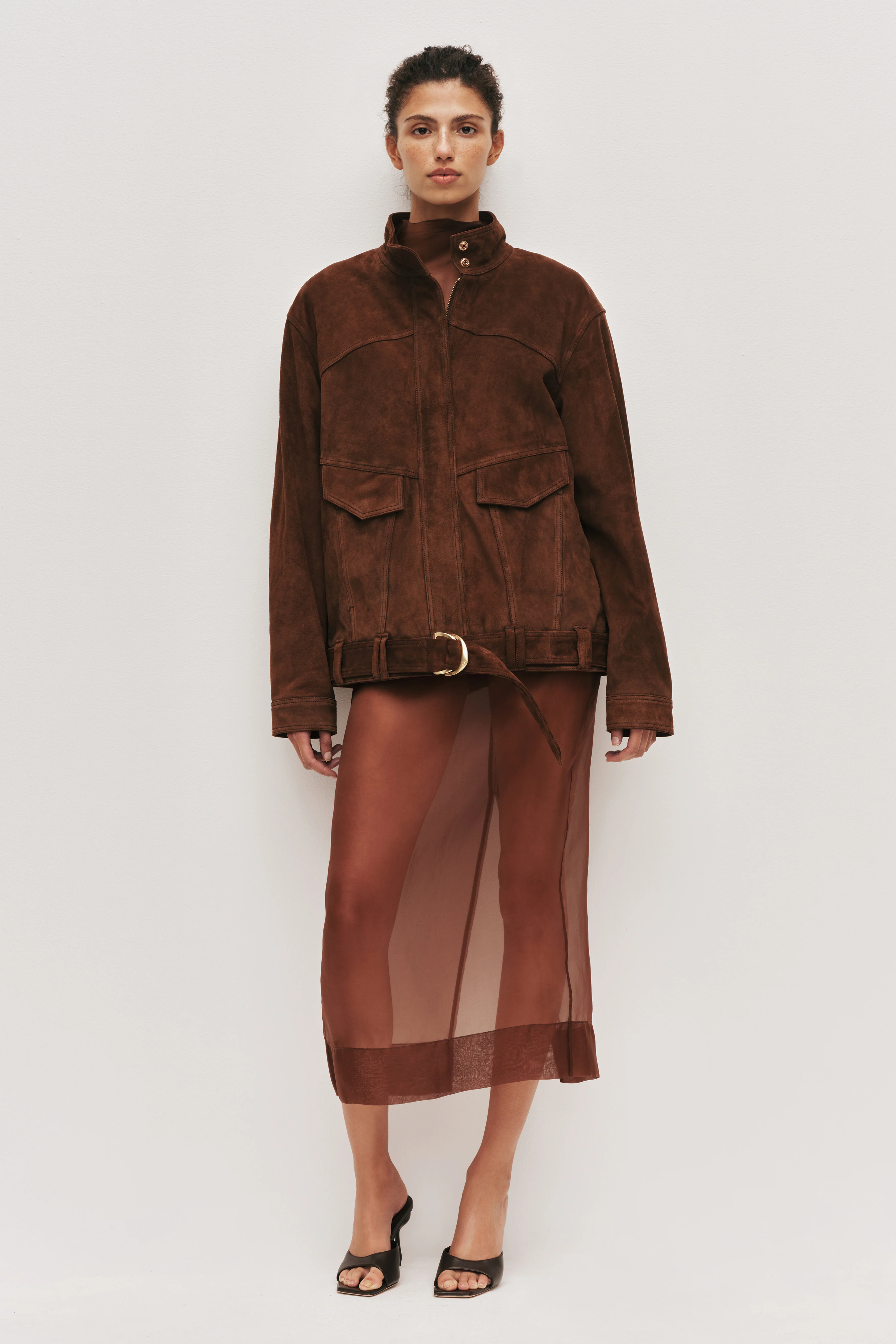 Anisa Suede Leather Jacket