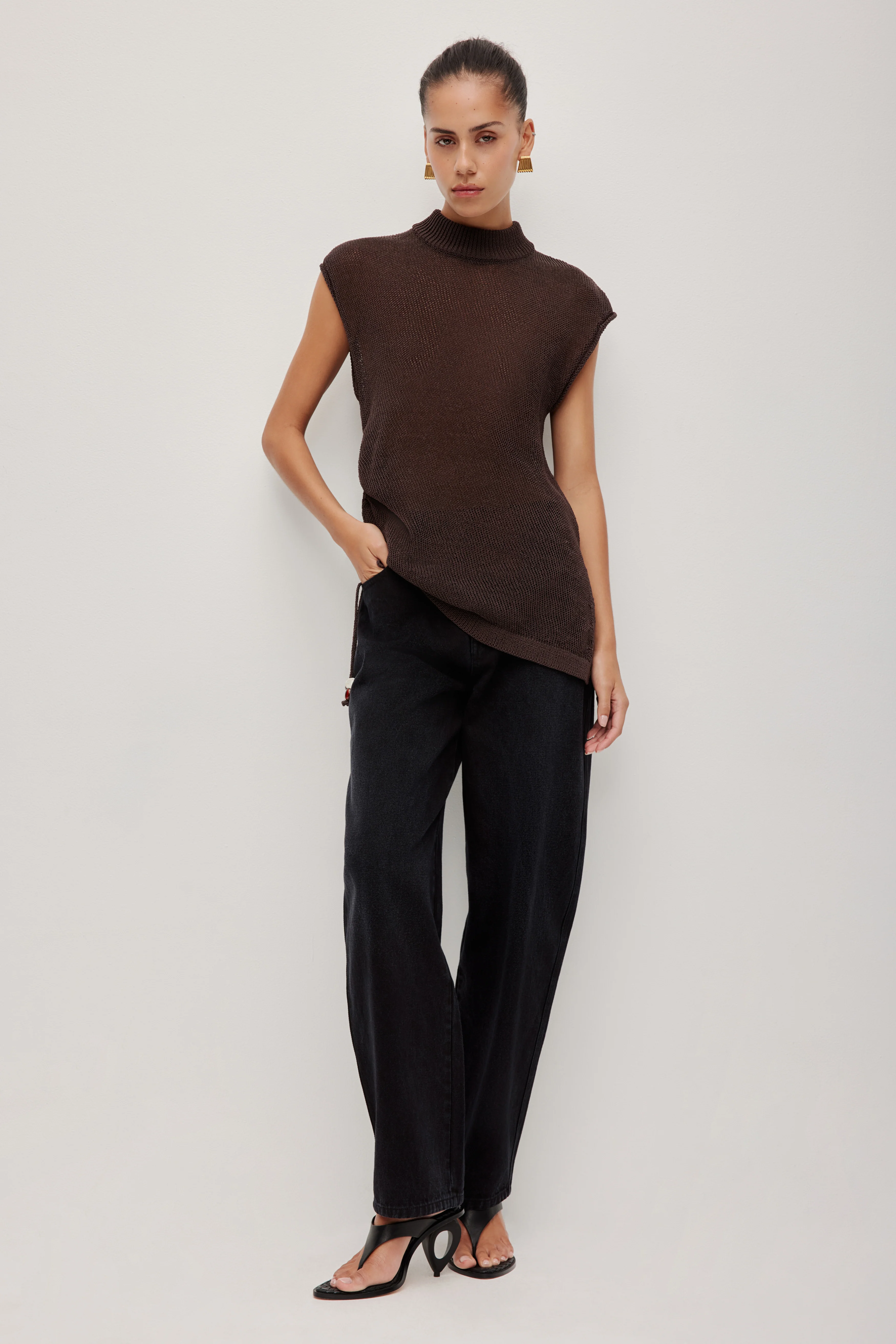 Suri Ruched Knit Top