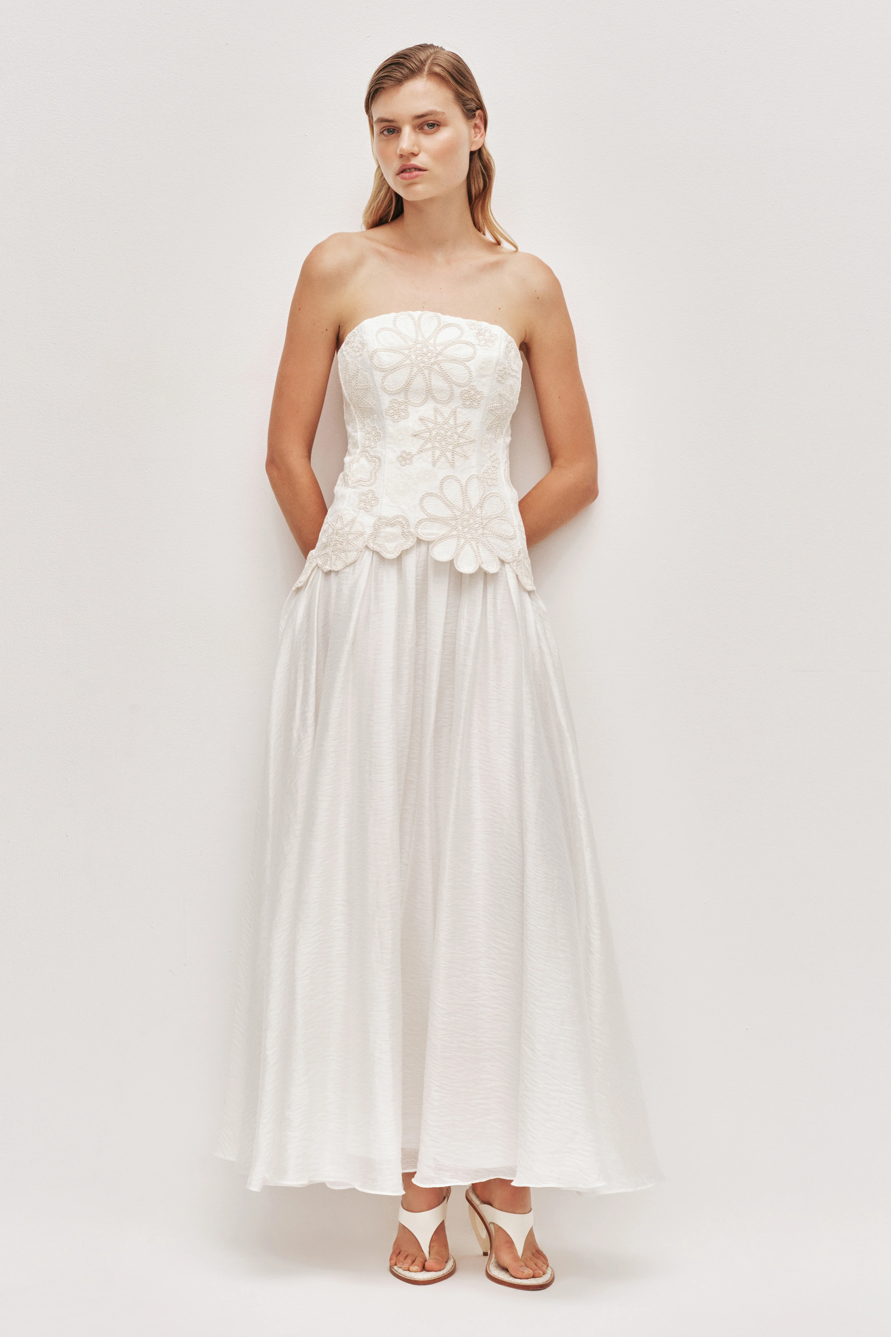Gia Embroidered Gown