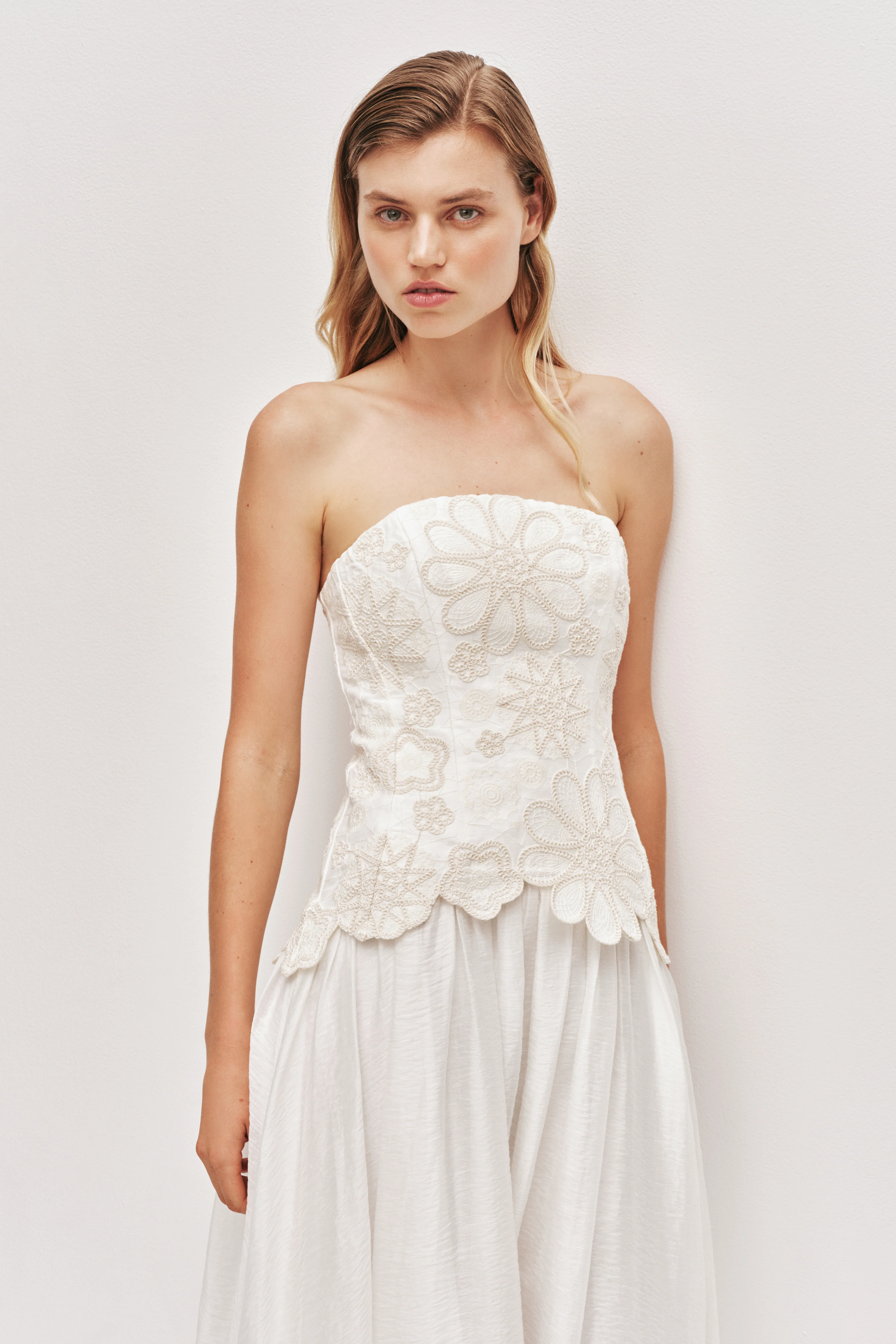 Gia Embroidered Gown