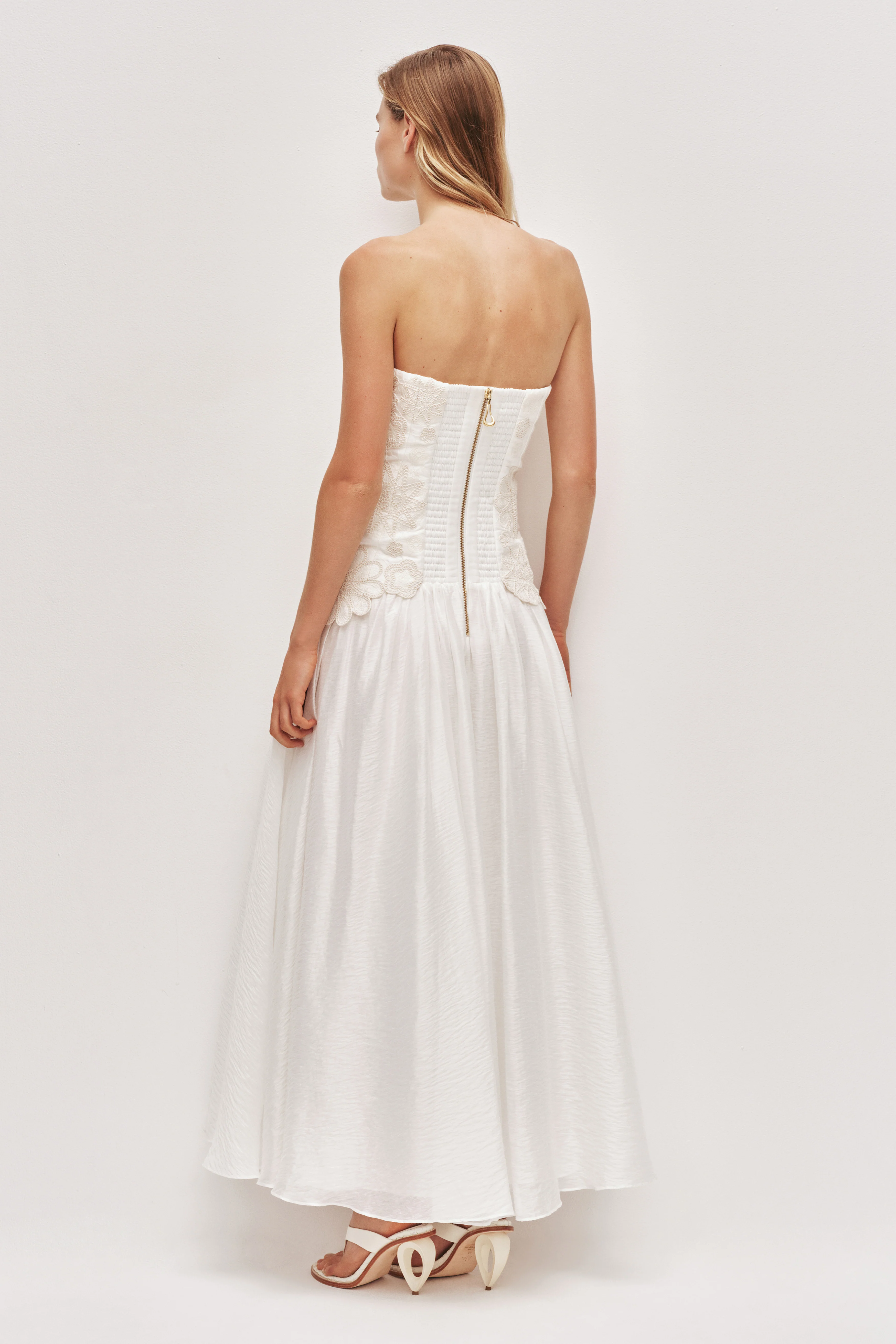 Gia Embroidered Gown