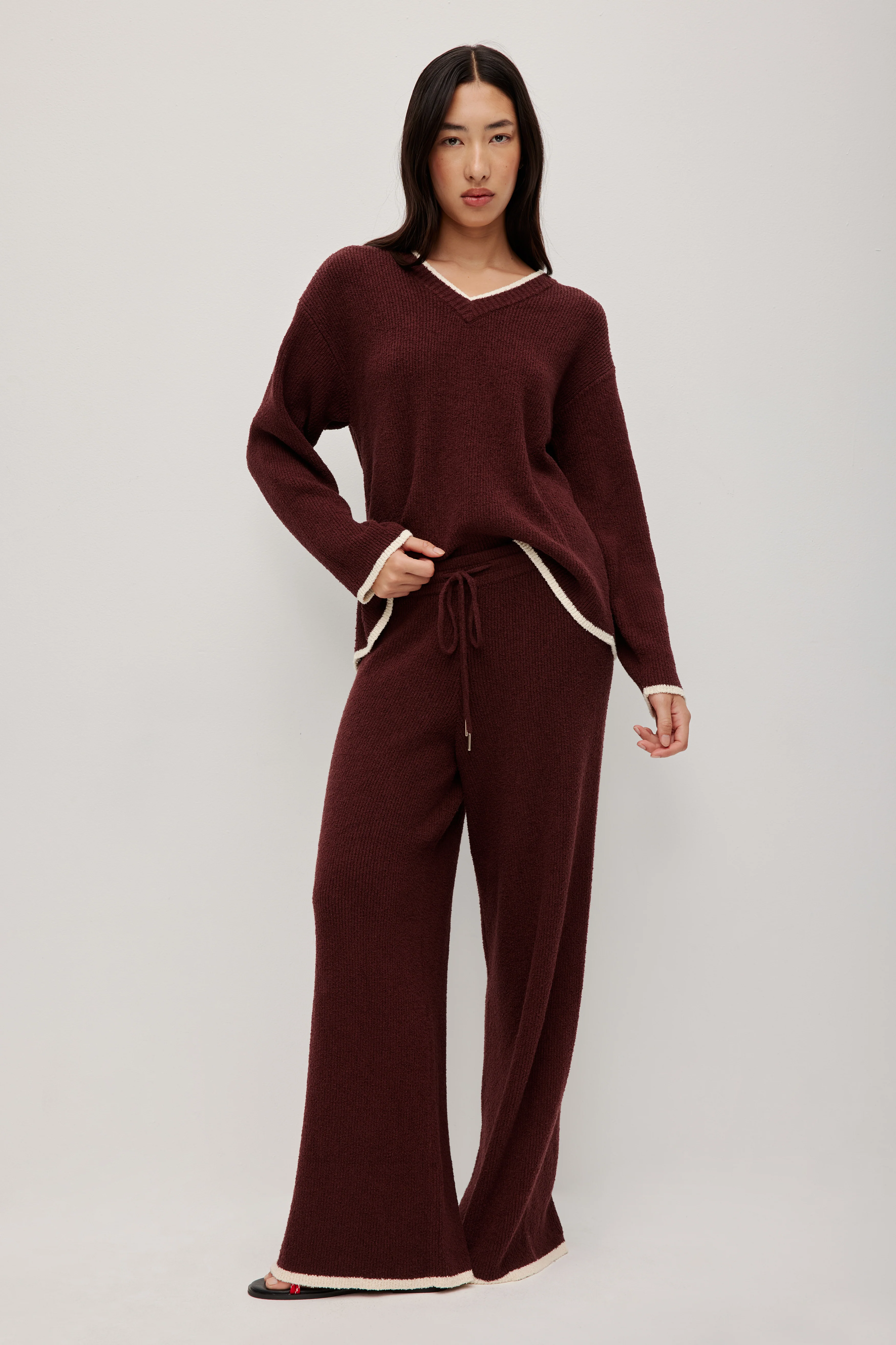 Textured Knit Pant