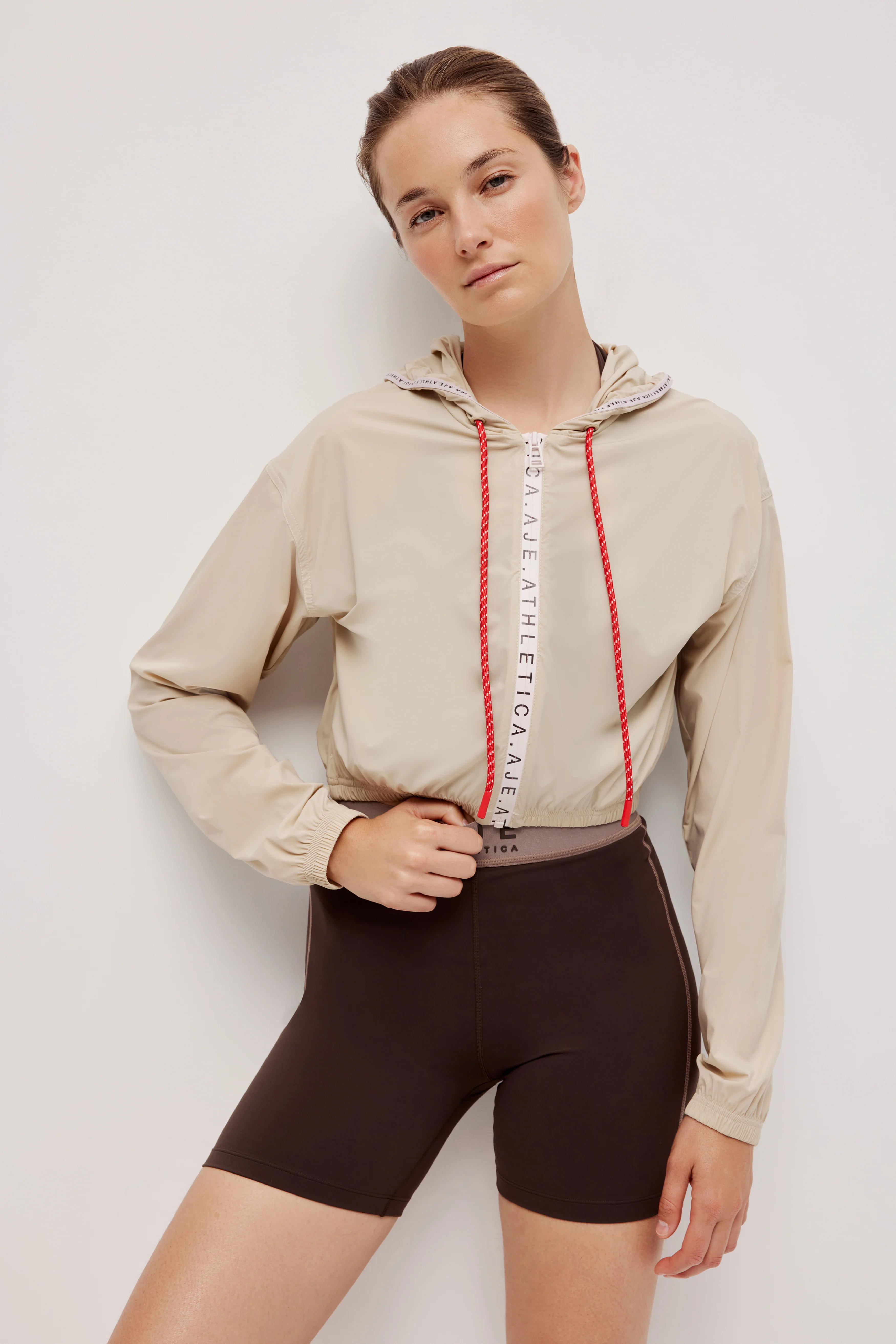 Crop Hood Spray Jacket 716