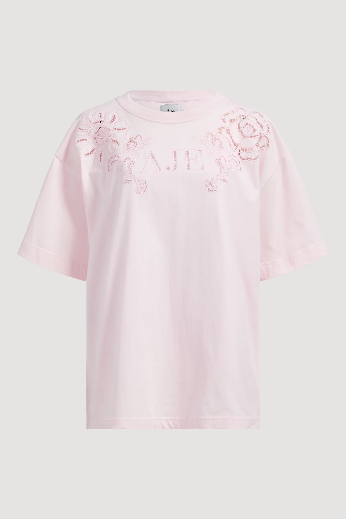 Halo Embroidered Oversized Tee