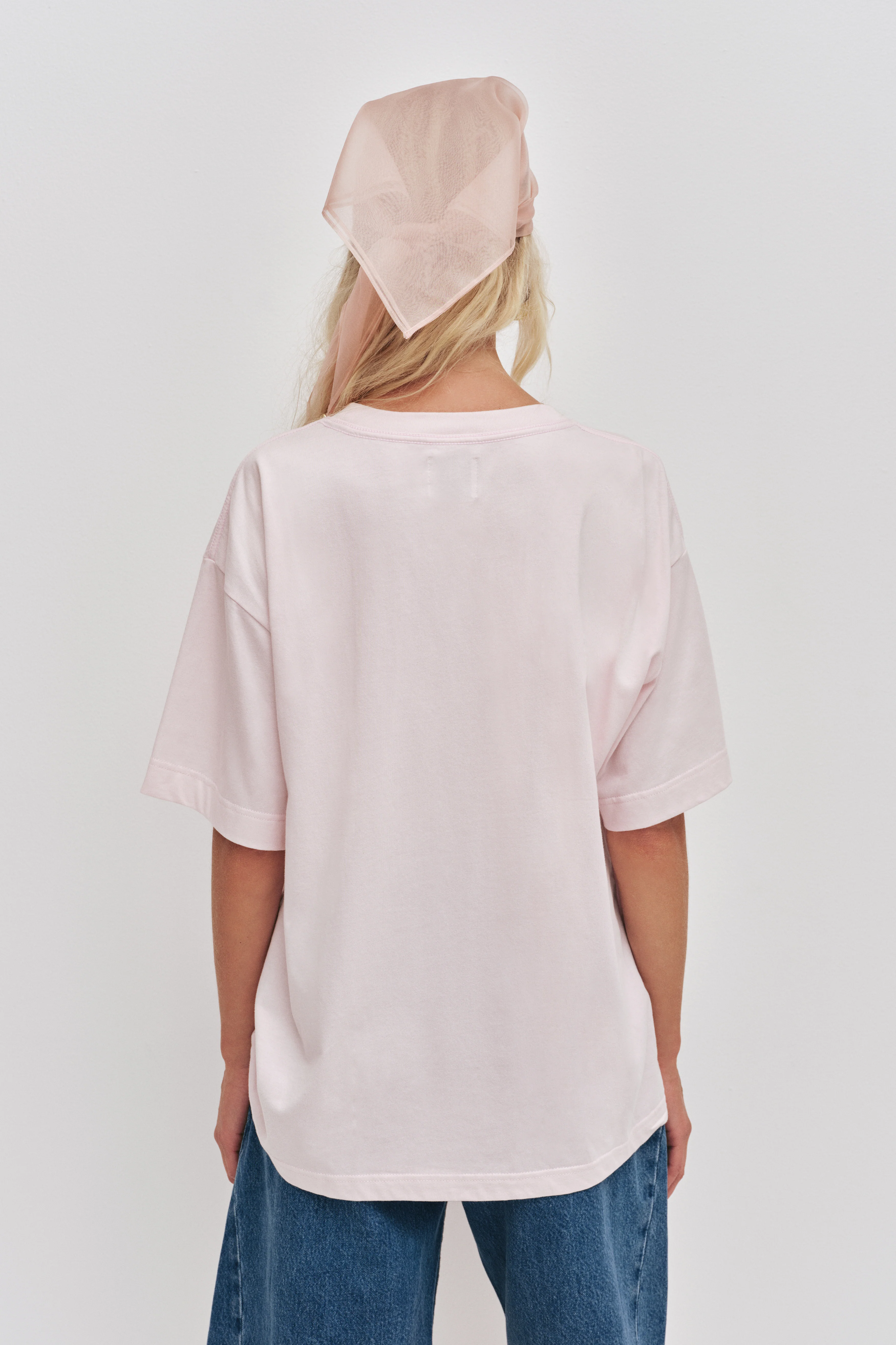 Halo Embroidered Oversized Tee