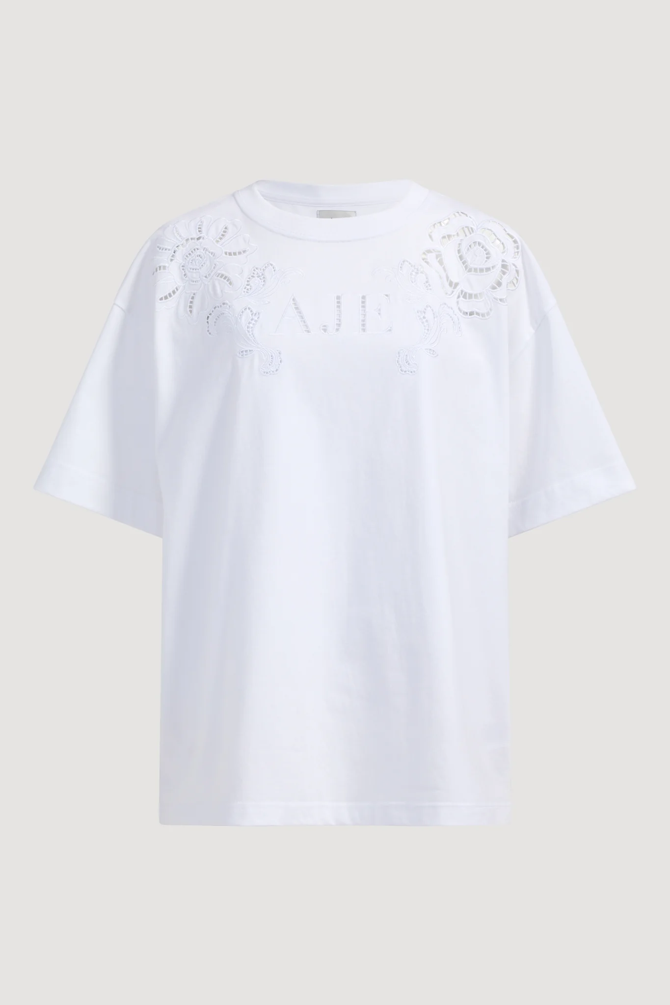 Halo Embroidered Oversized Tee