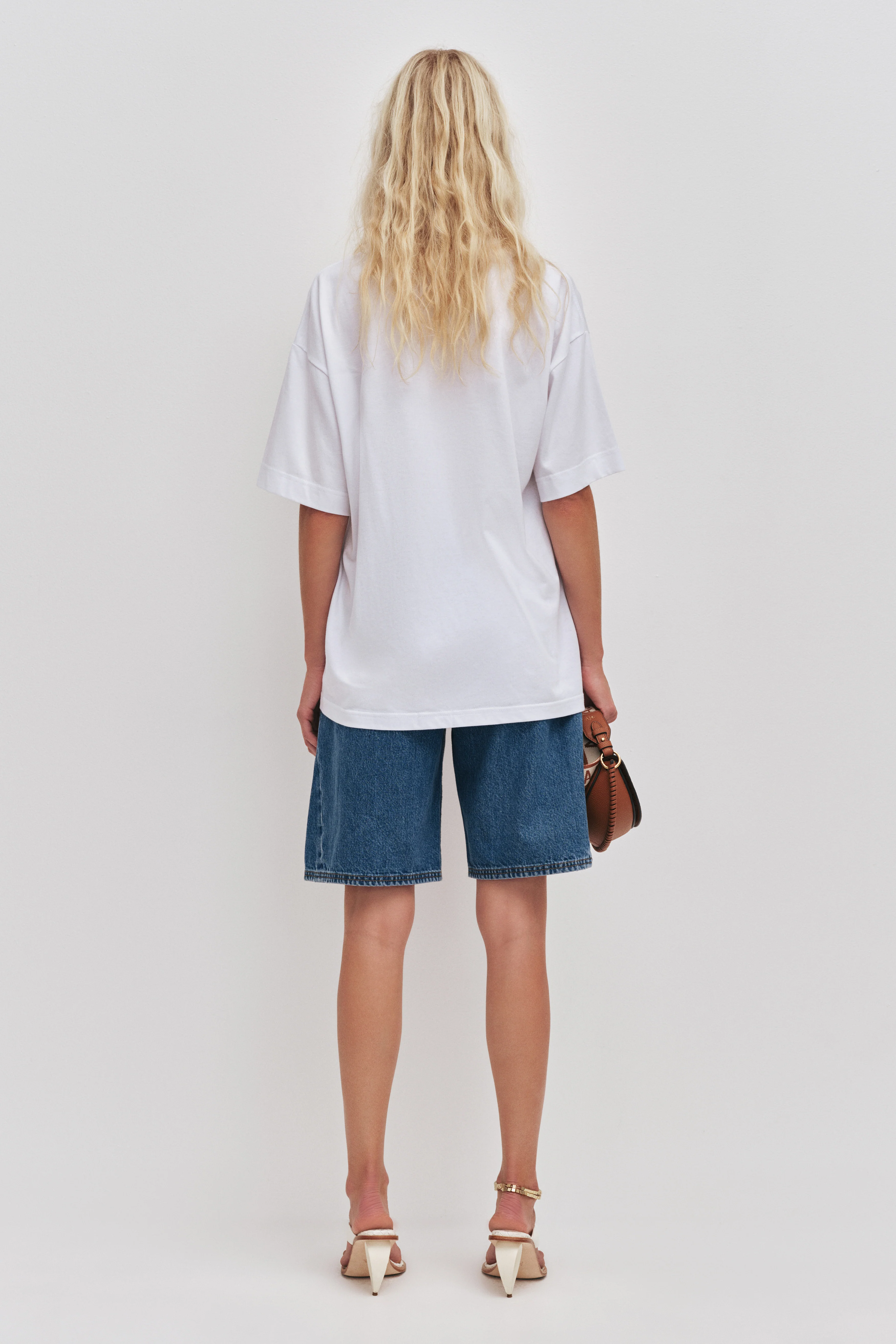 Halo Embroidered Oversized Tee