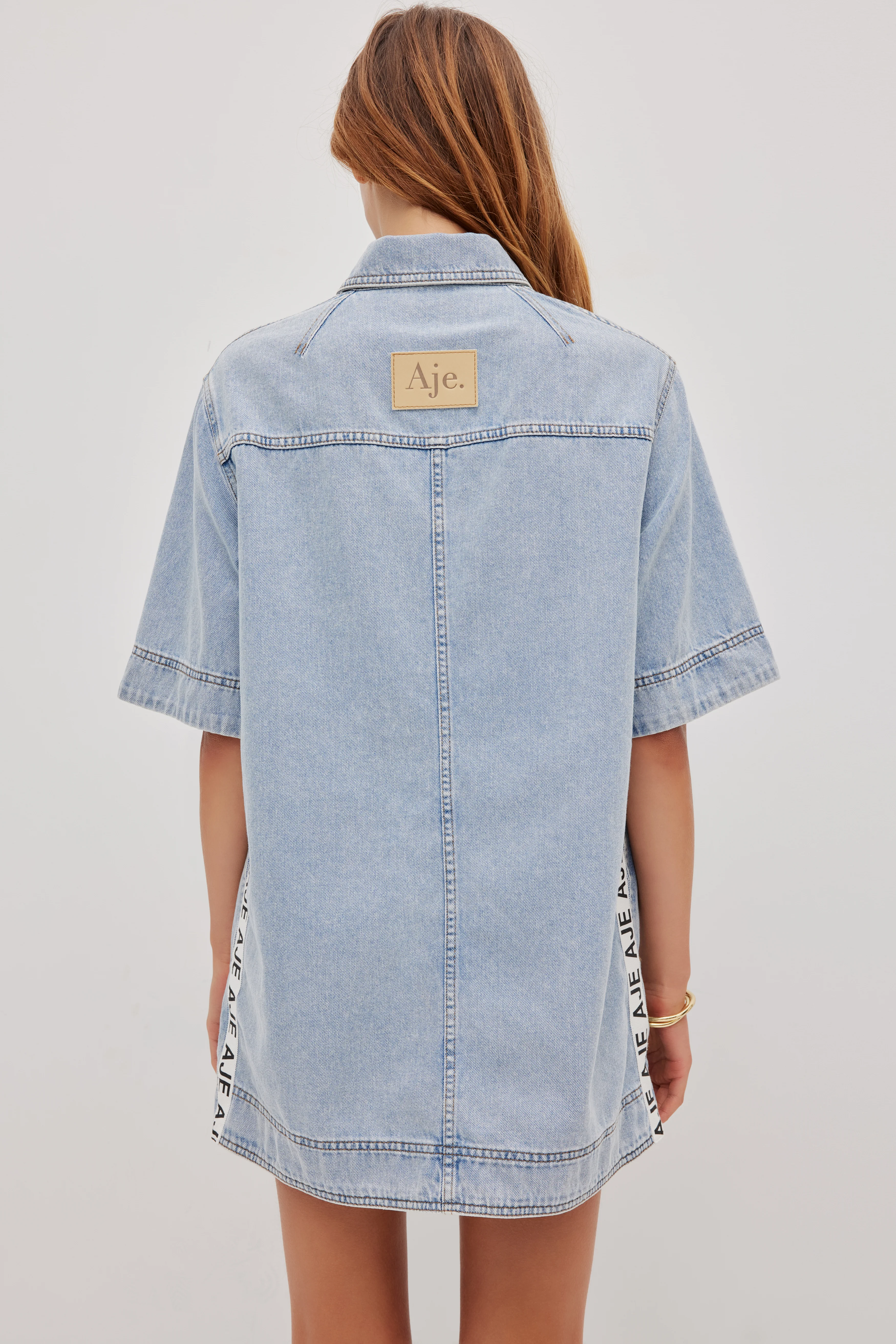 19084-corrie-denim-mini-tunic-dress-6.webp Corrie Denim Mini Tunic Dress