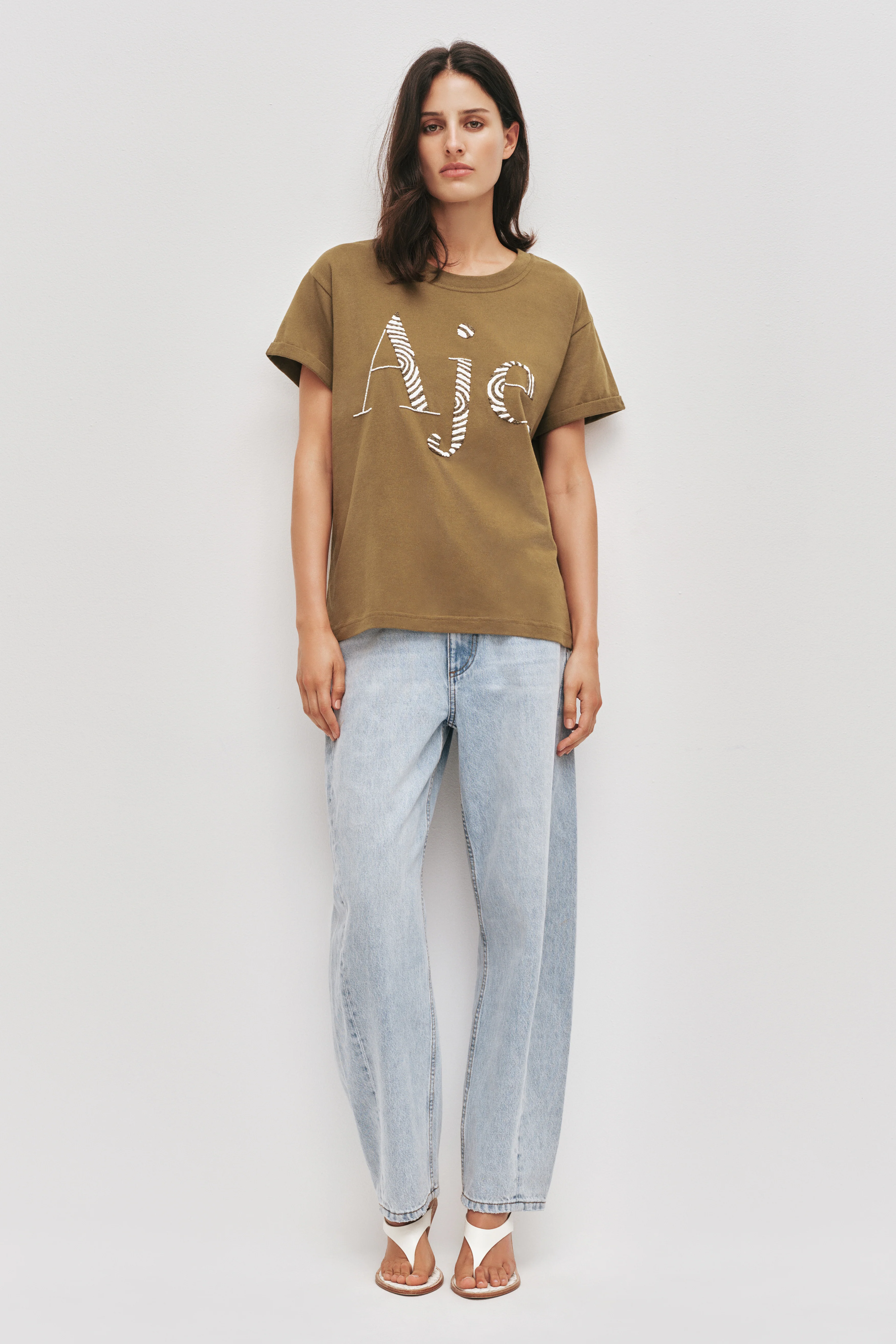Core Raffia Logo Tee