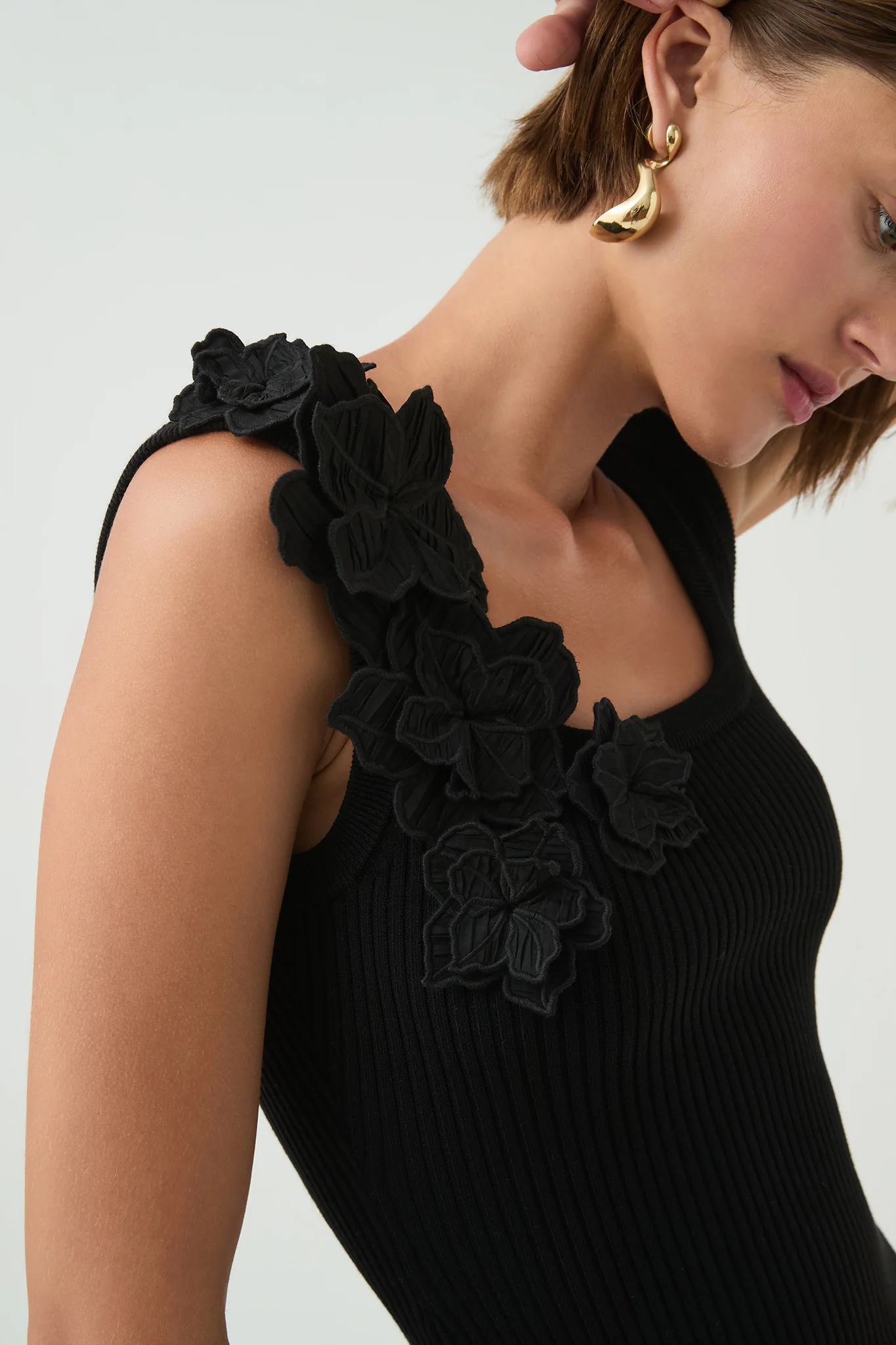Splendour Flower Knit Tank