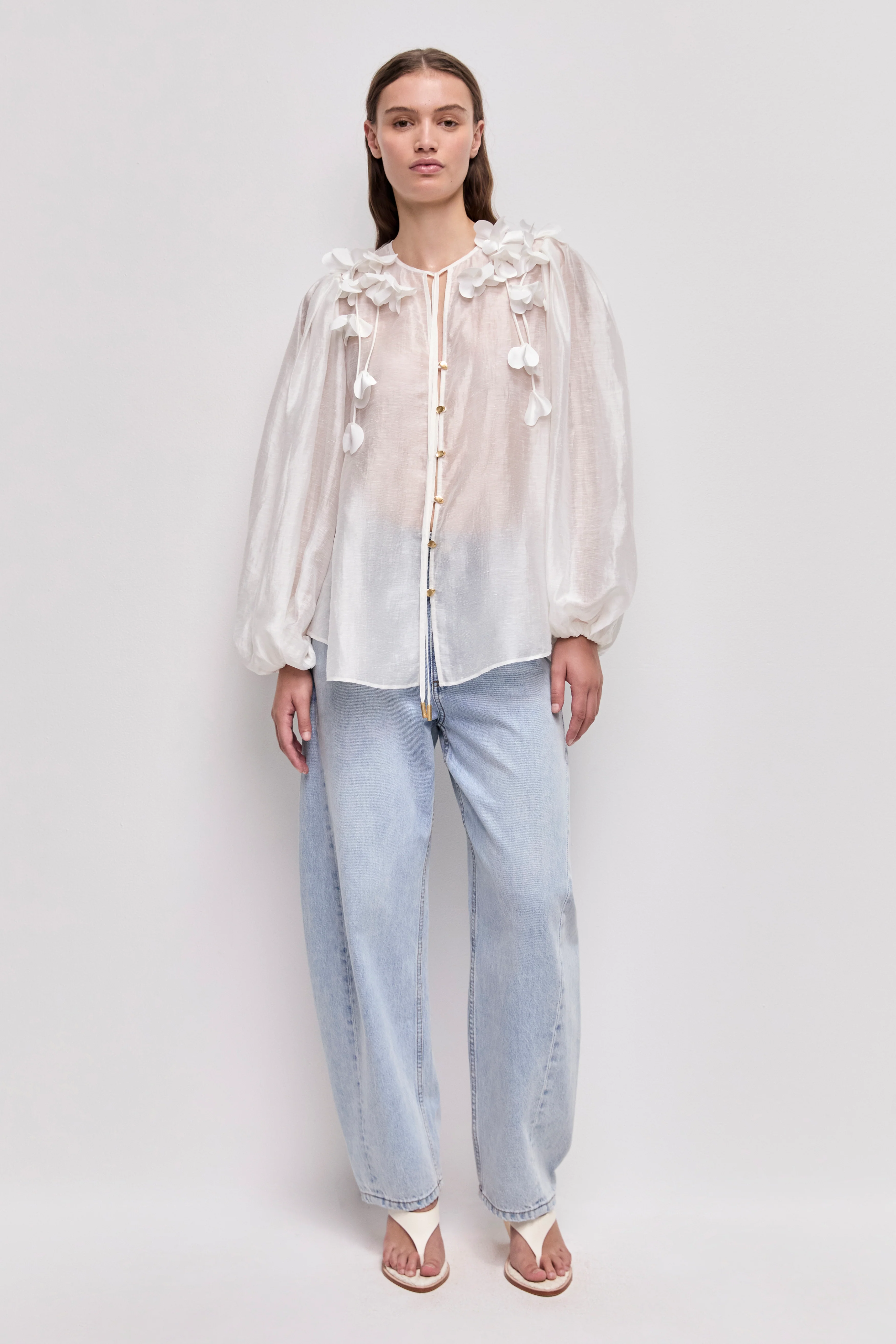 Camille Flower Blouse