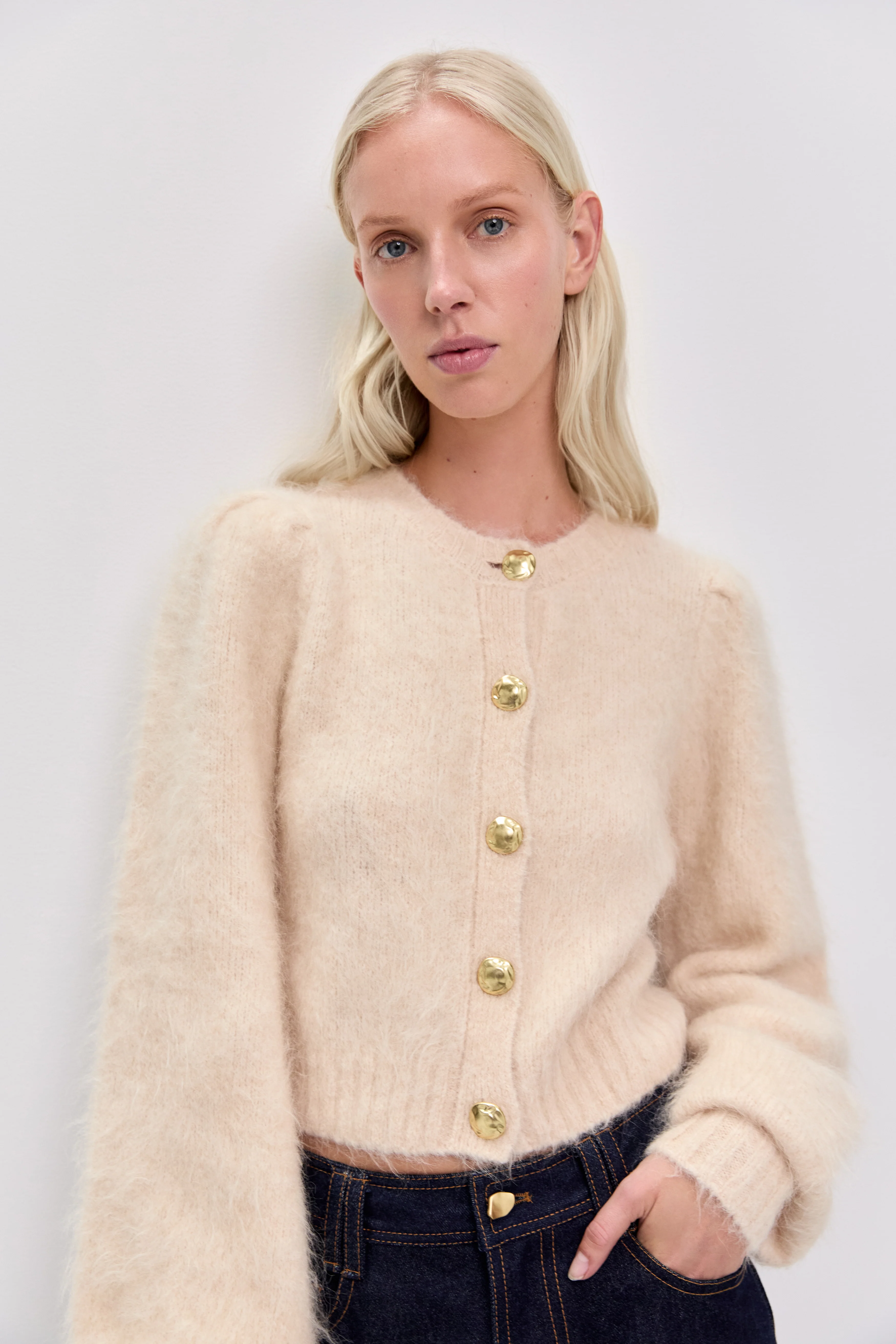 Renee Fluffy Cardigan