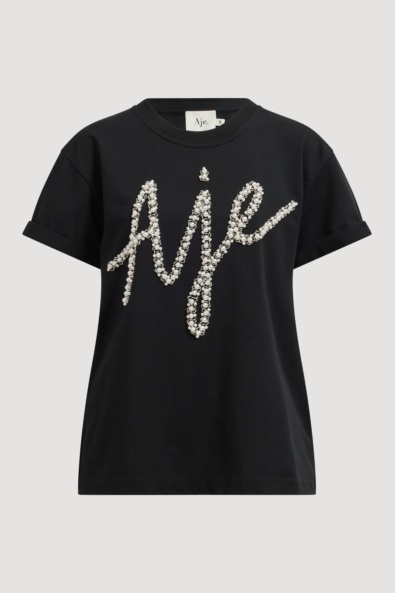 Syla Embellished Logo Tee