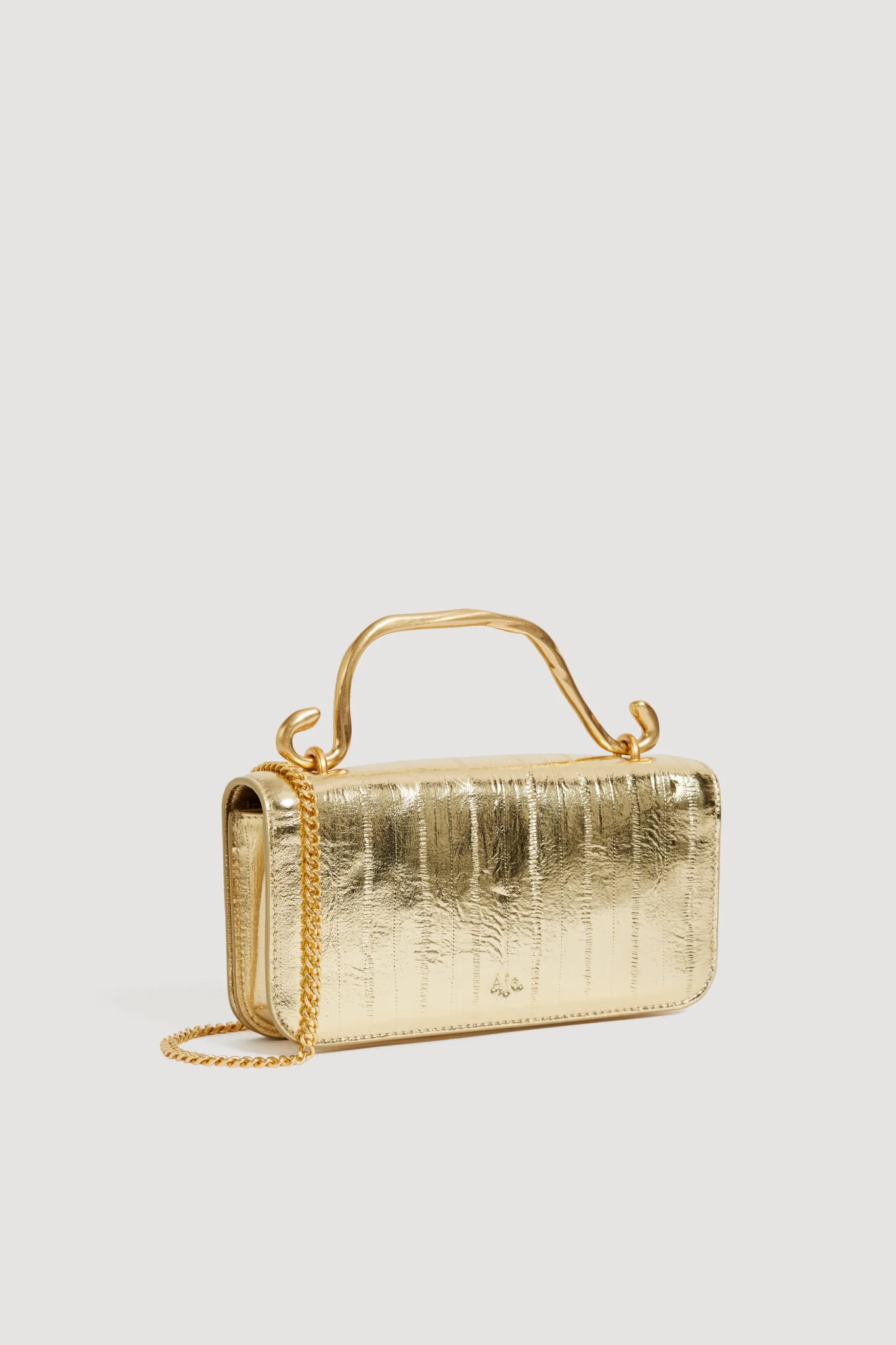 Celeste Emboss Flower Clutch