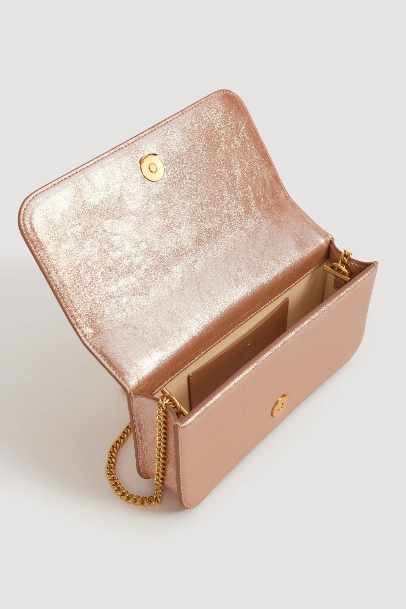 Alessia Metallic Flower Clutch