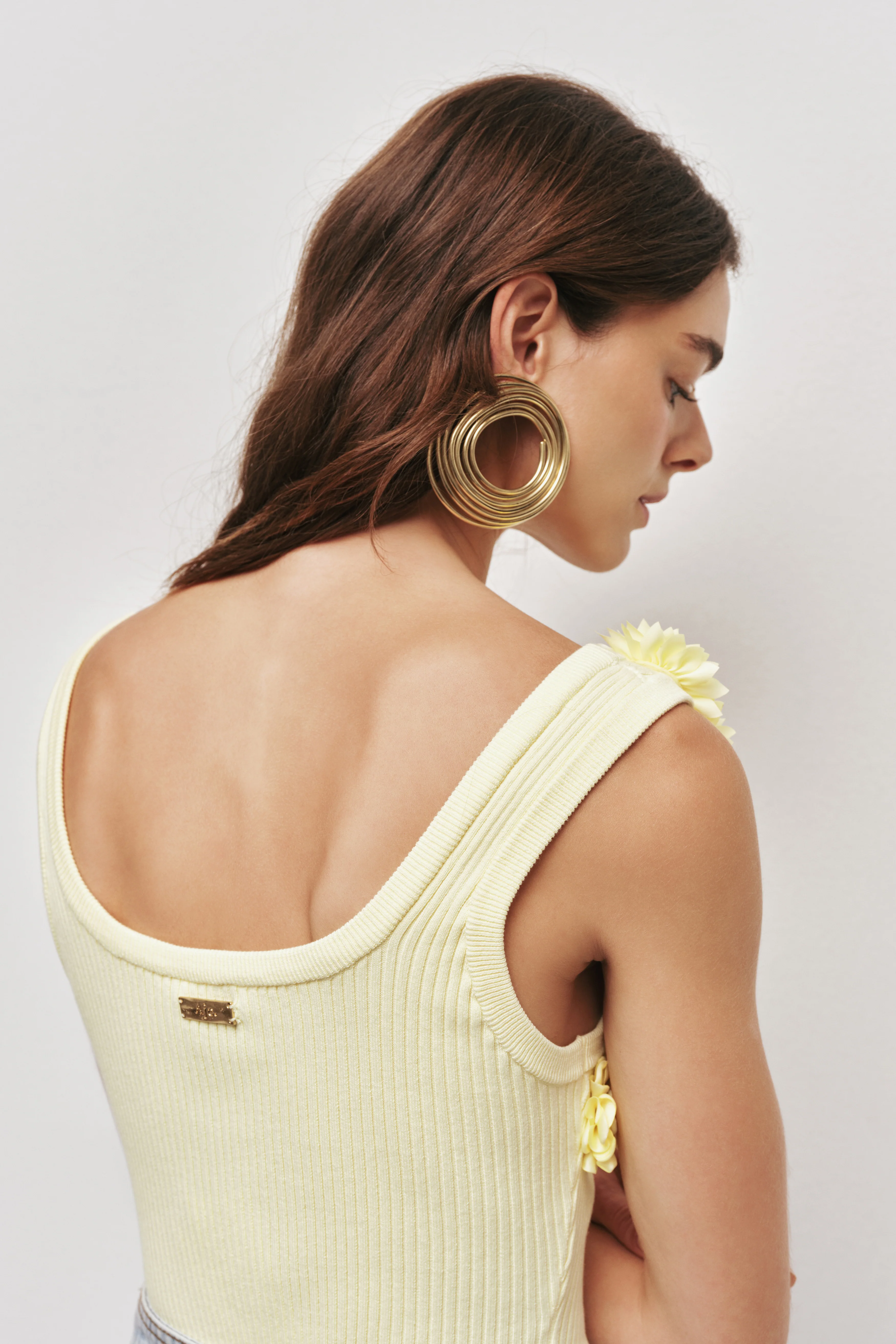 Emmy Flower Knit Tank