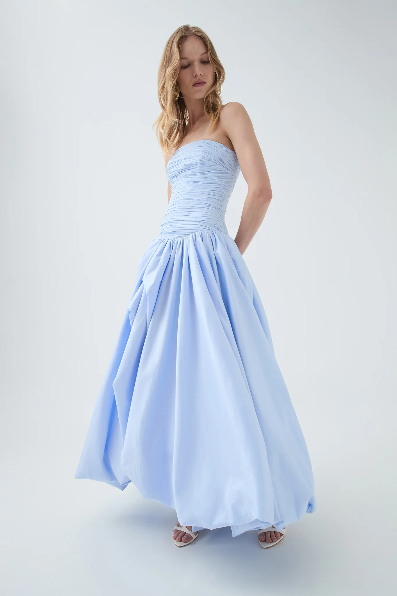 Violette Bubble Hem Maxi Drs