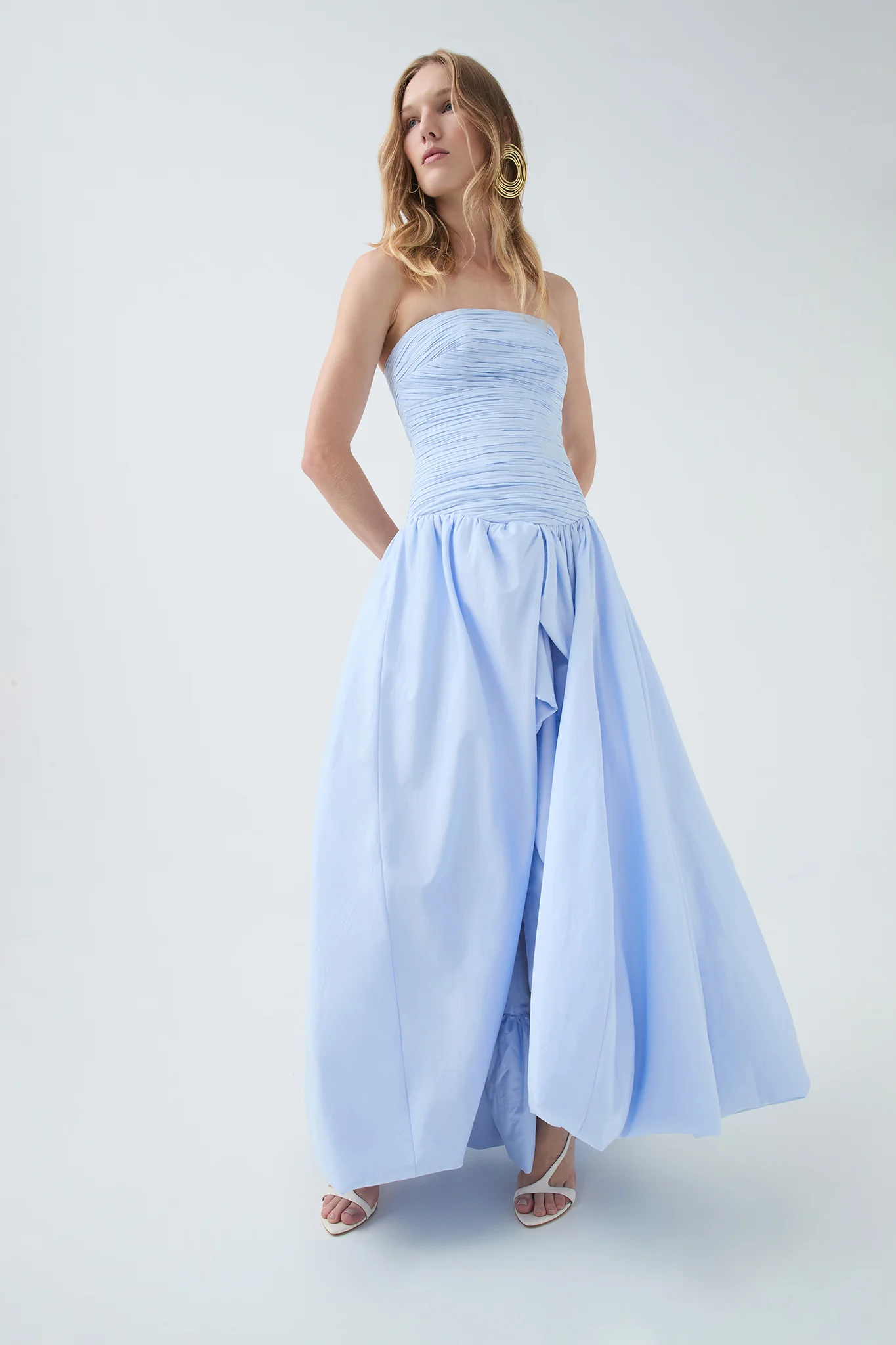 Violette Bubble Hem Maxi Drs