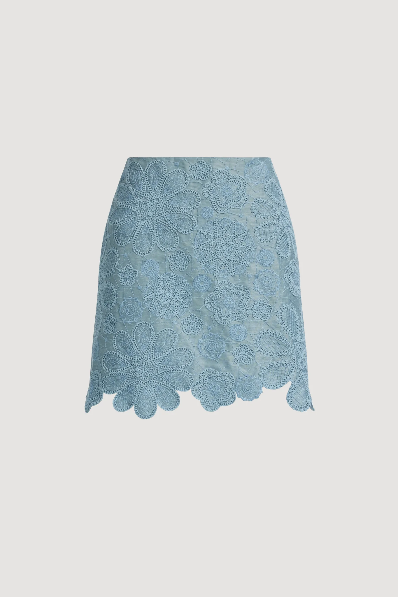 Gia Embroidered Mini Skirt