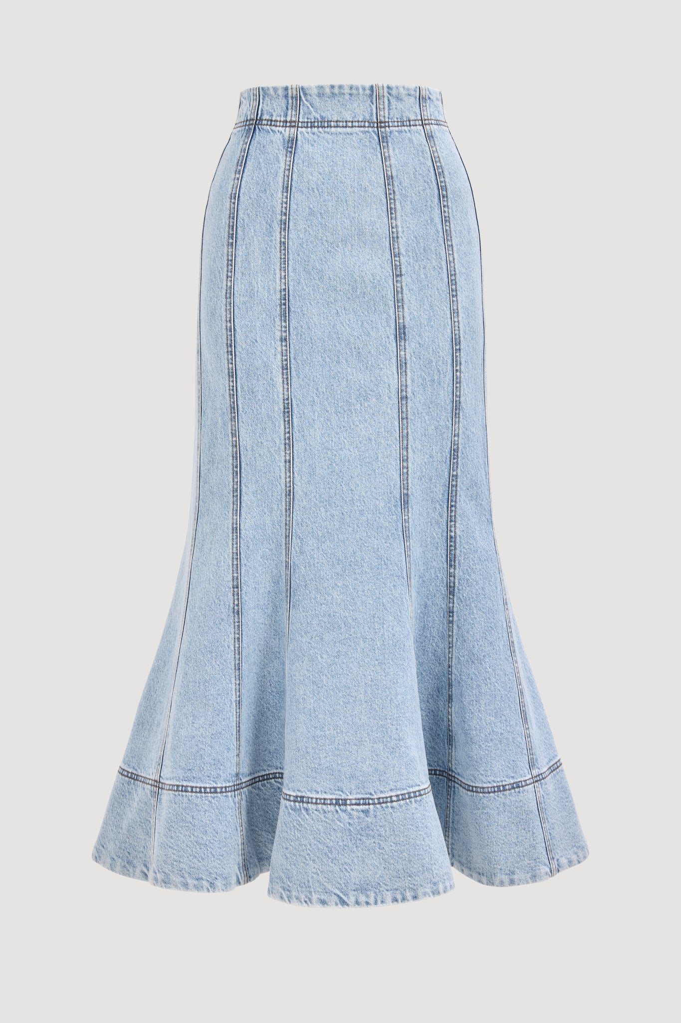 Tia Denim Midi Skirt