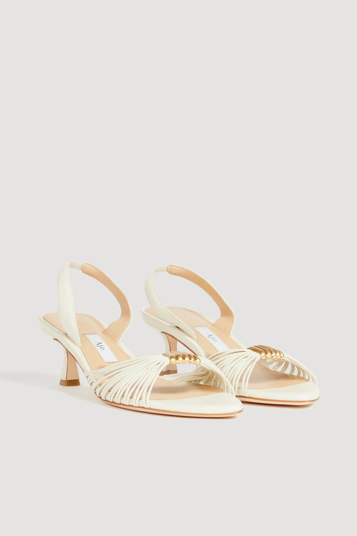 Liora Strappy Buckle Low Heel
