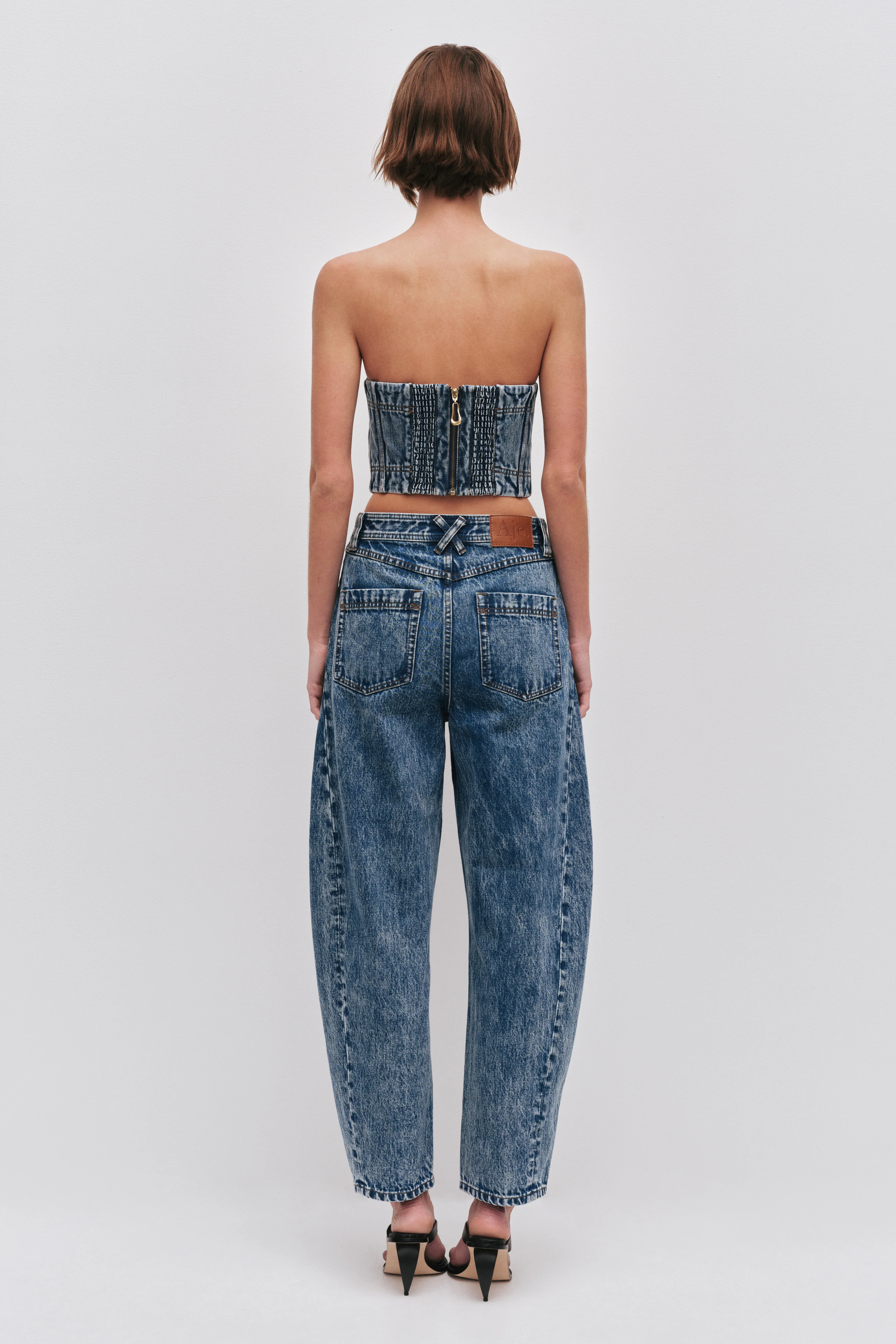 Angelina Denim Bustier