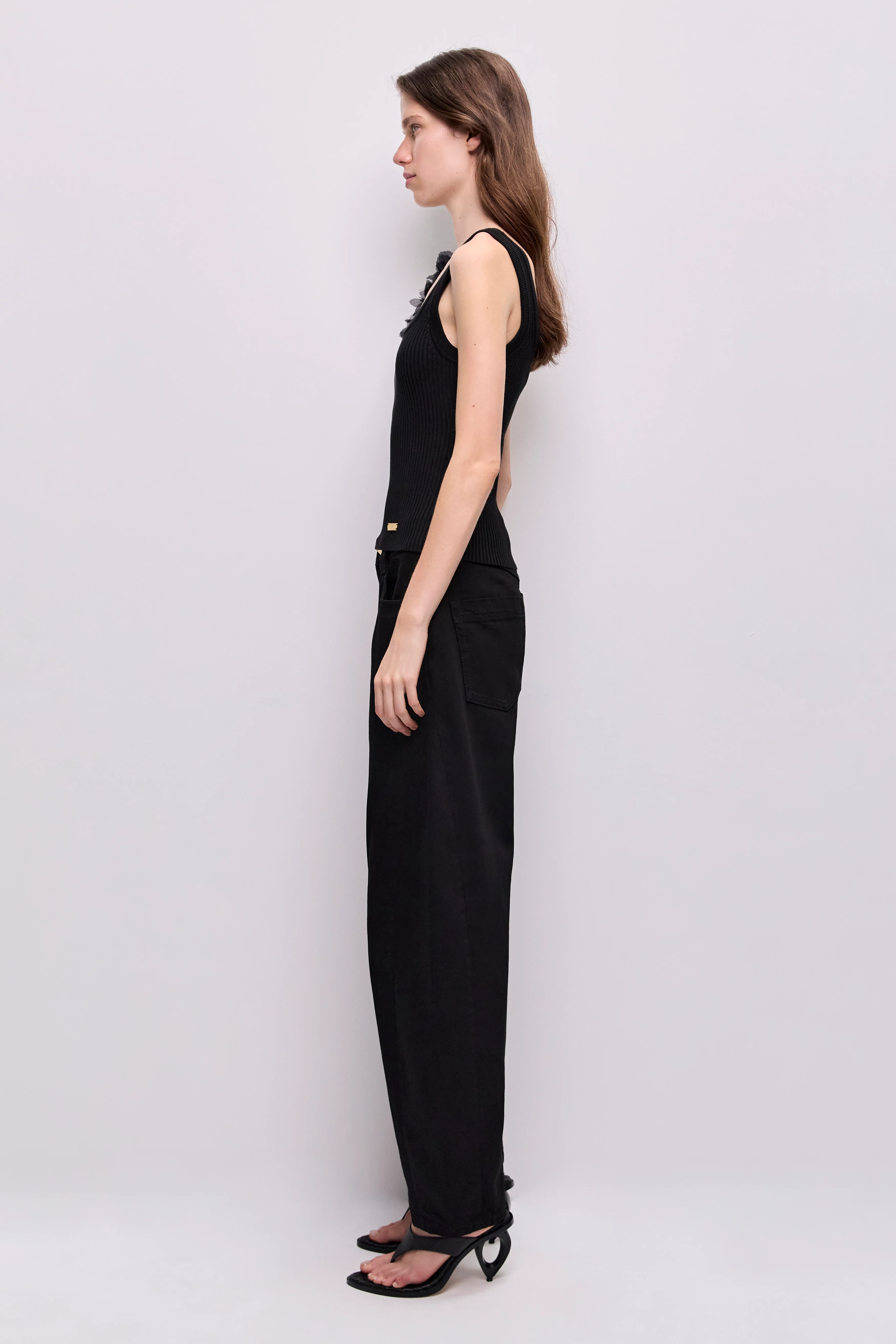 Pamela Flower Knit Tank