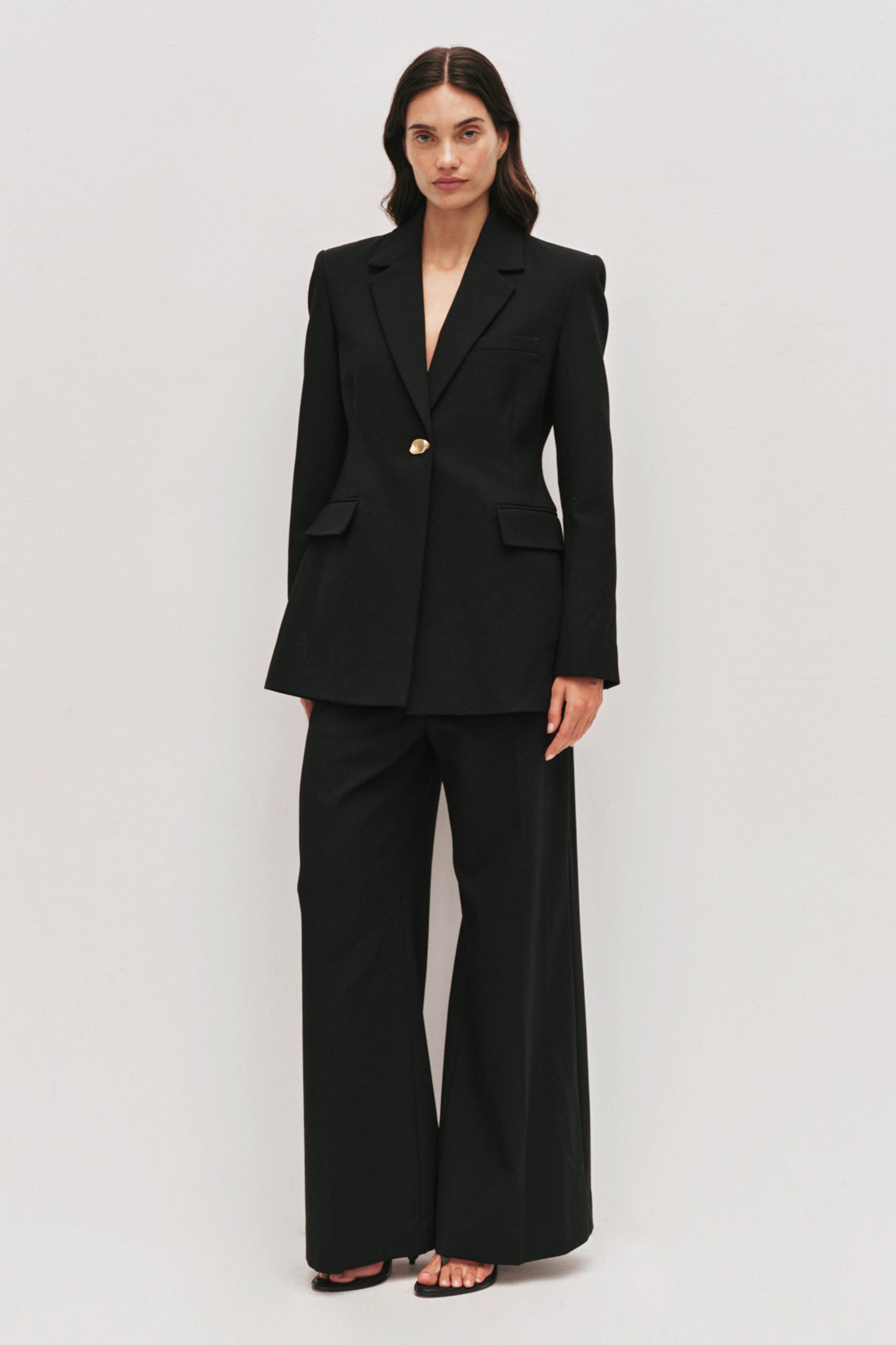 Simone Pleated Back Blazer