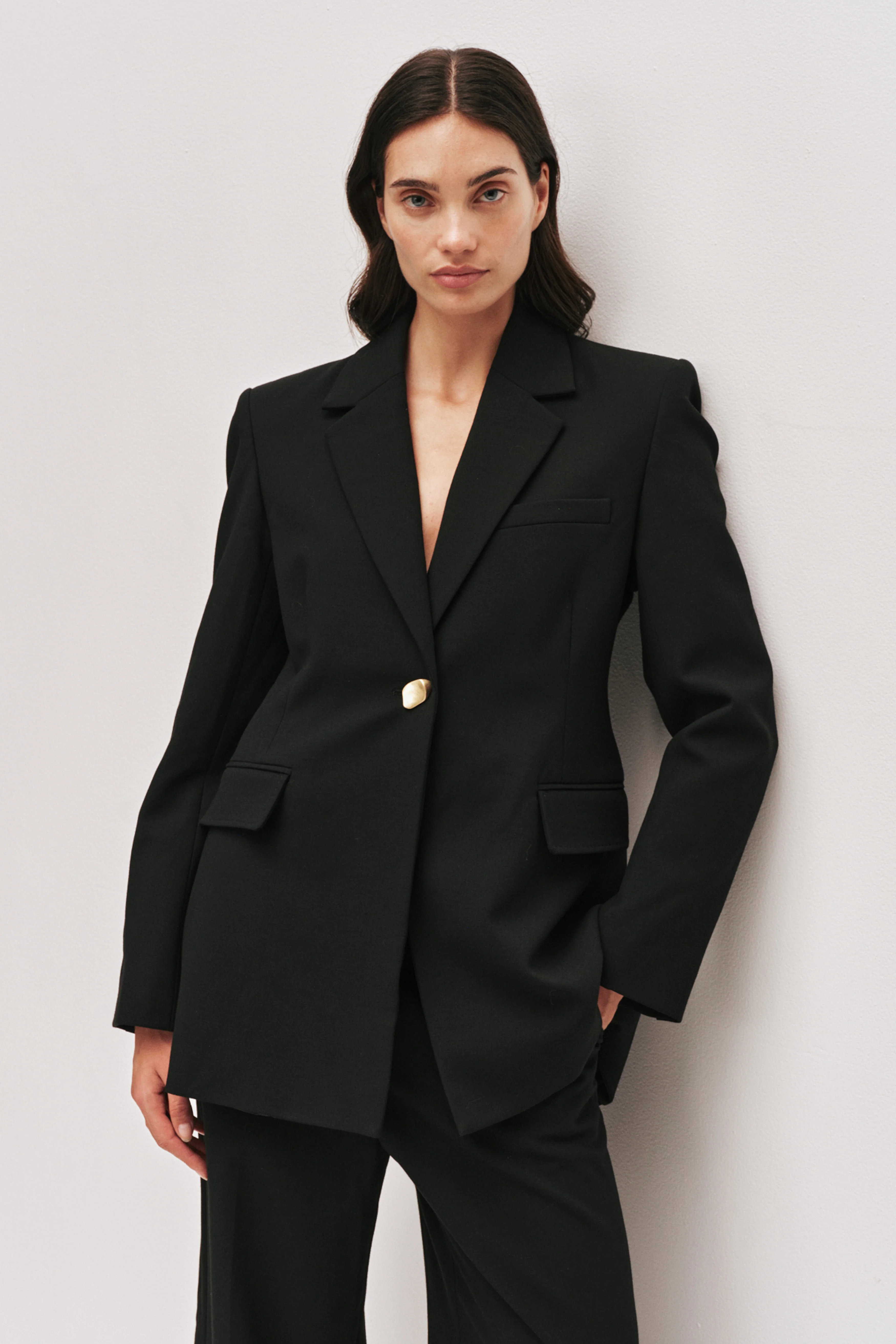 Simone Pleated Back Blazer