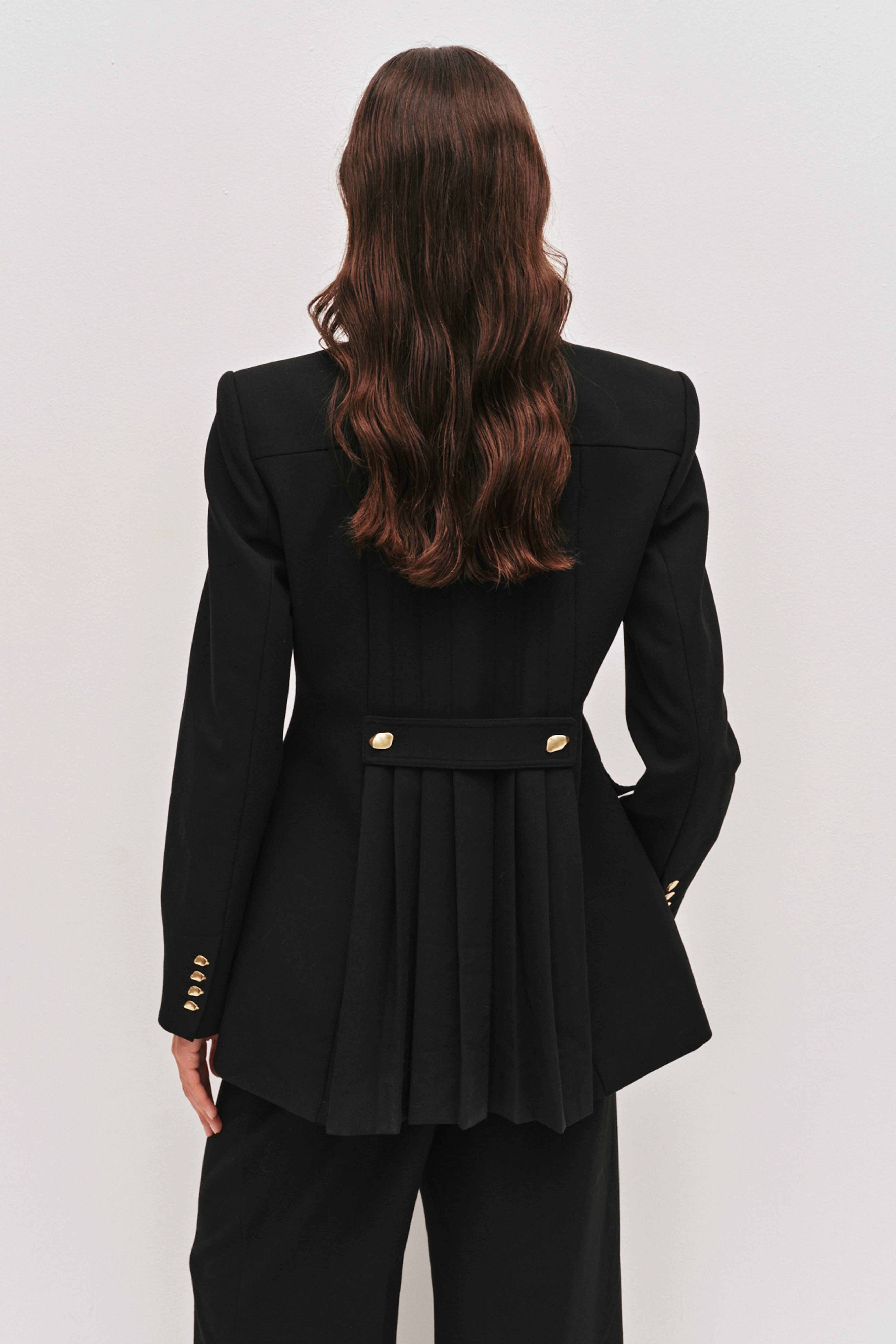 Simone Pleated Back Blazer