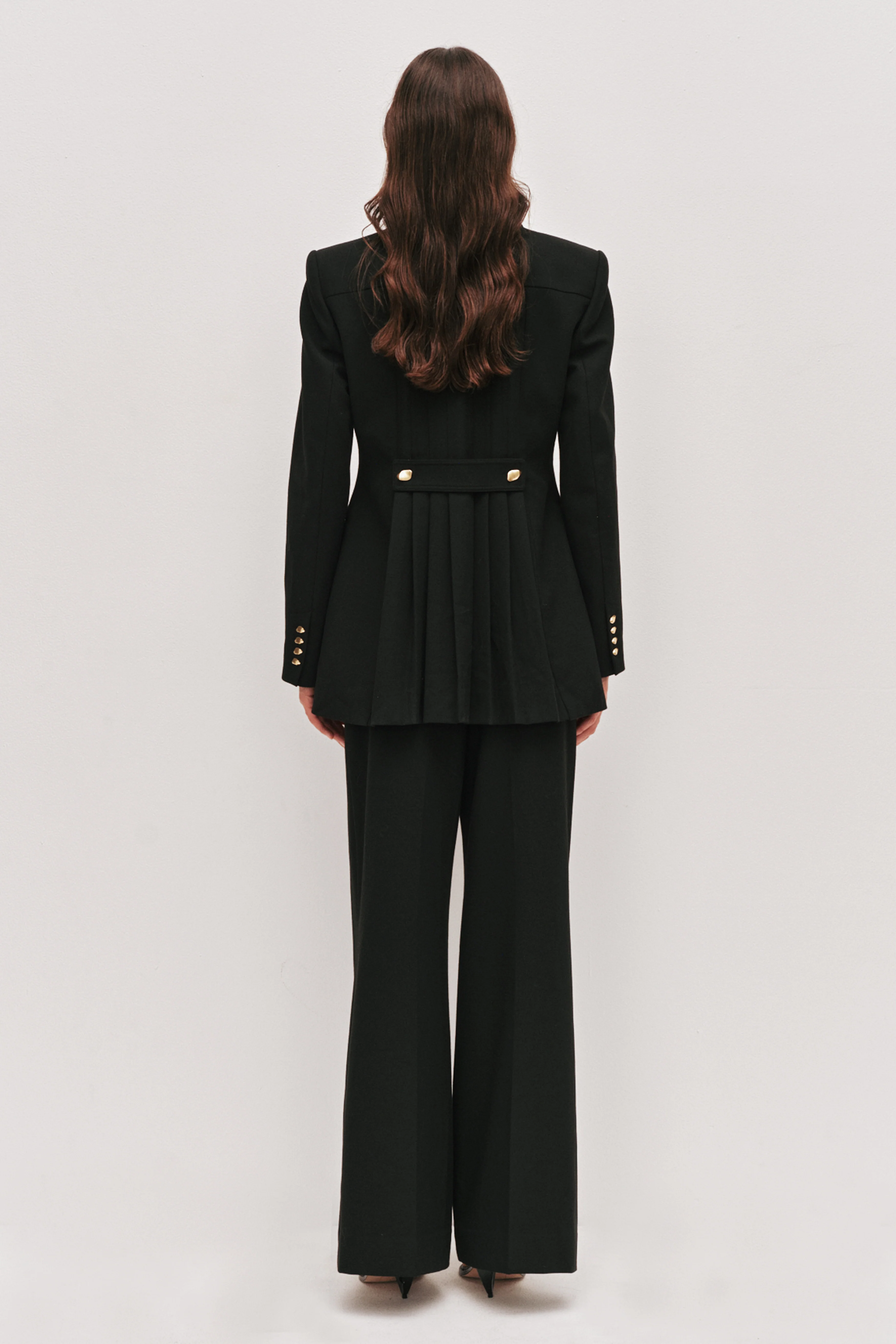 Simone Pleated Back Blazer