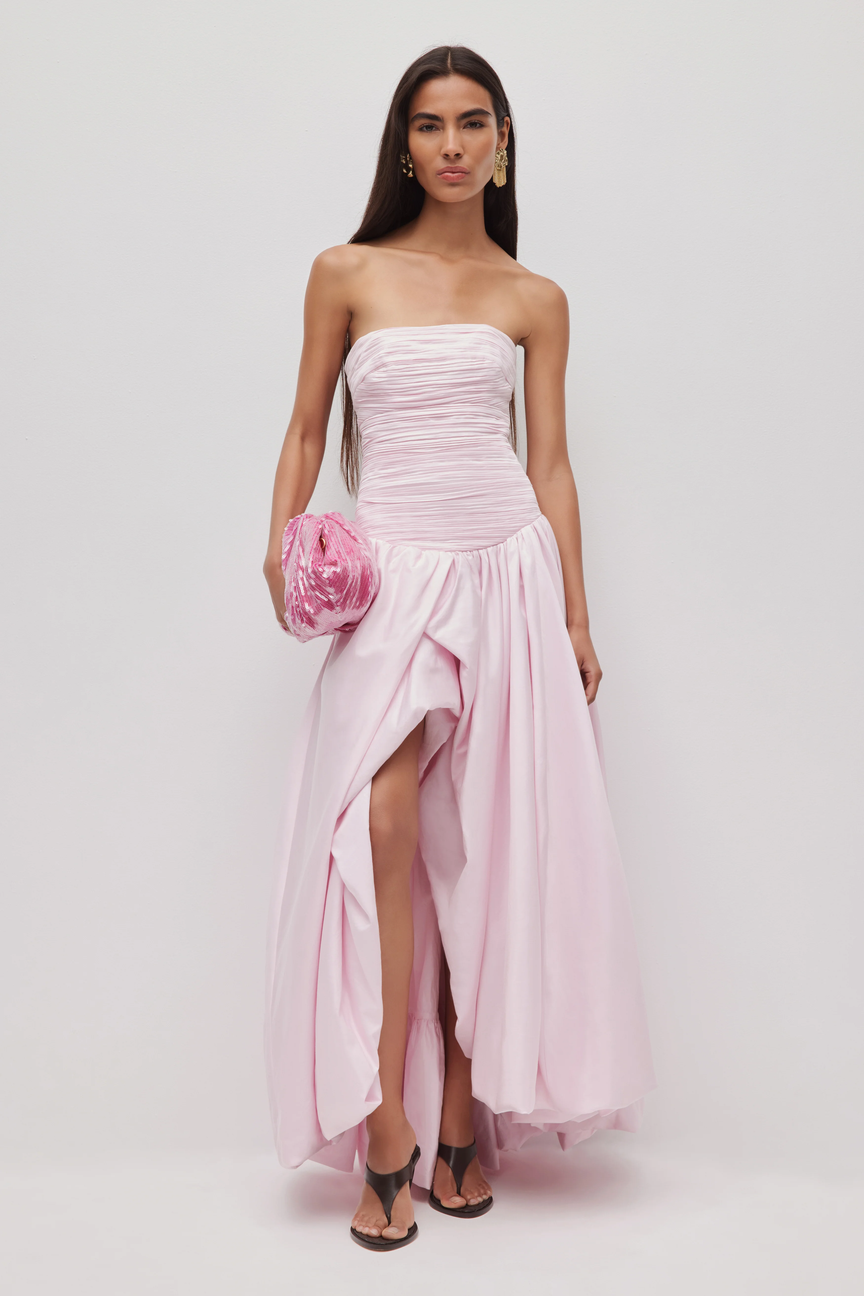 Violette Bubble Hem Maxi Drs