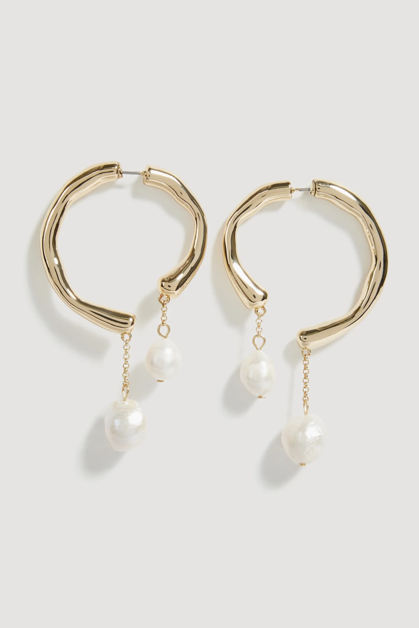 Talla Pearl Drop Hoop