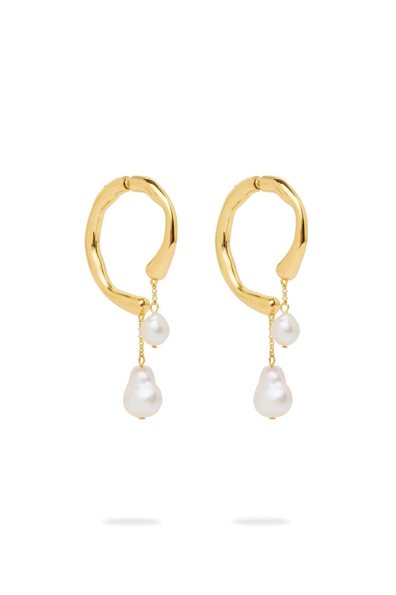 Talla Pearl Drop Hoop